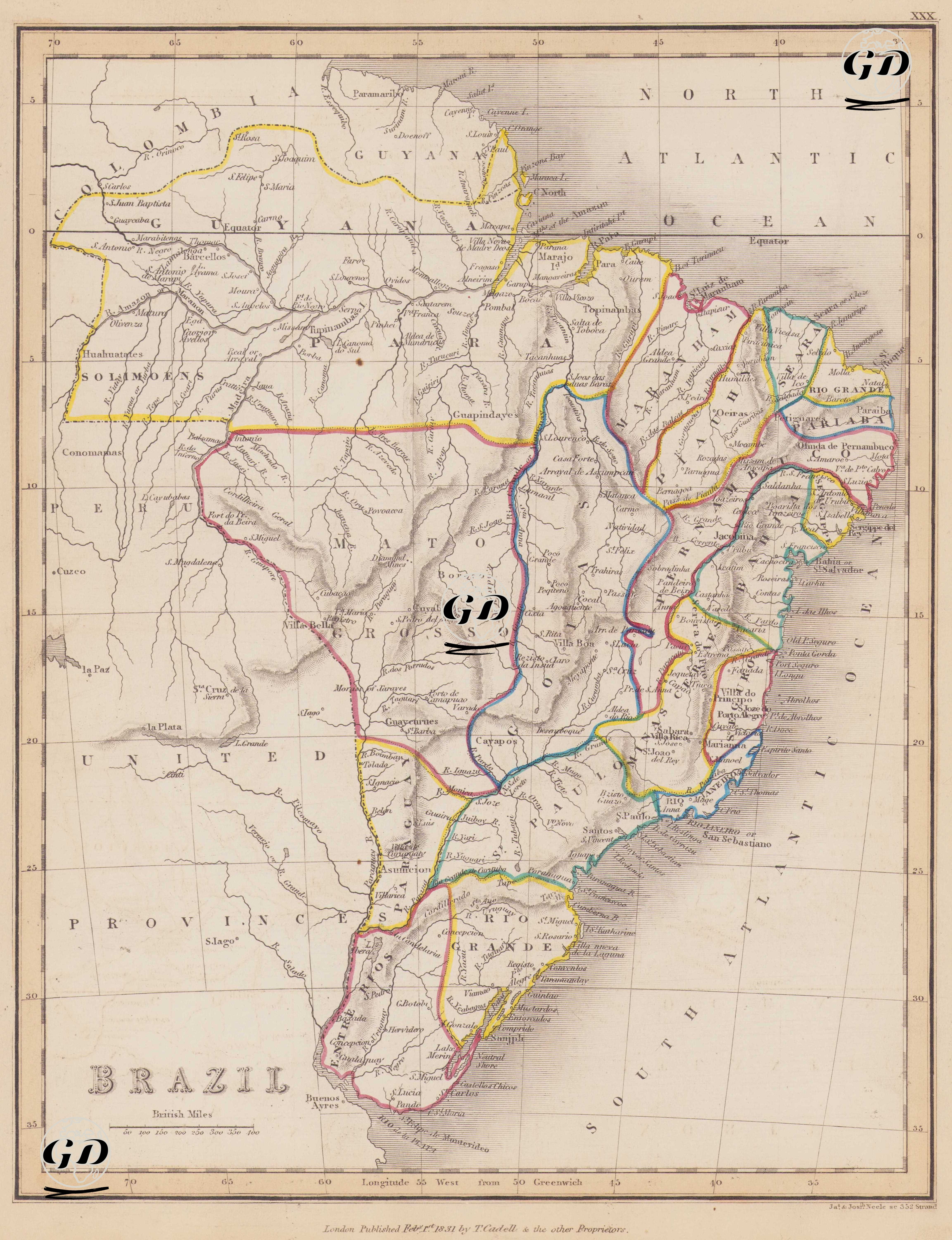 Brazil -  - 1831