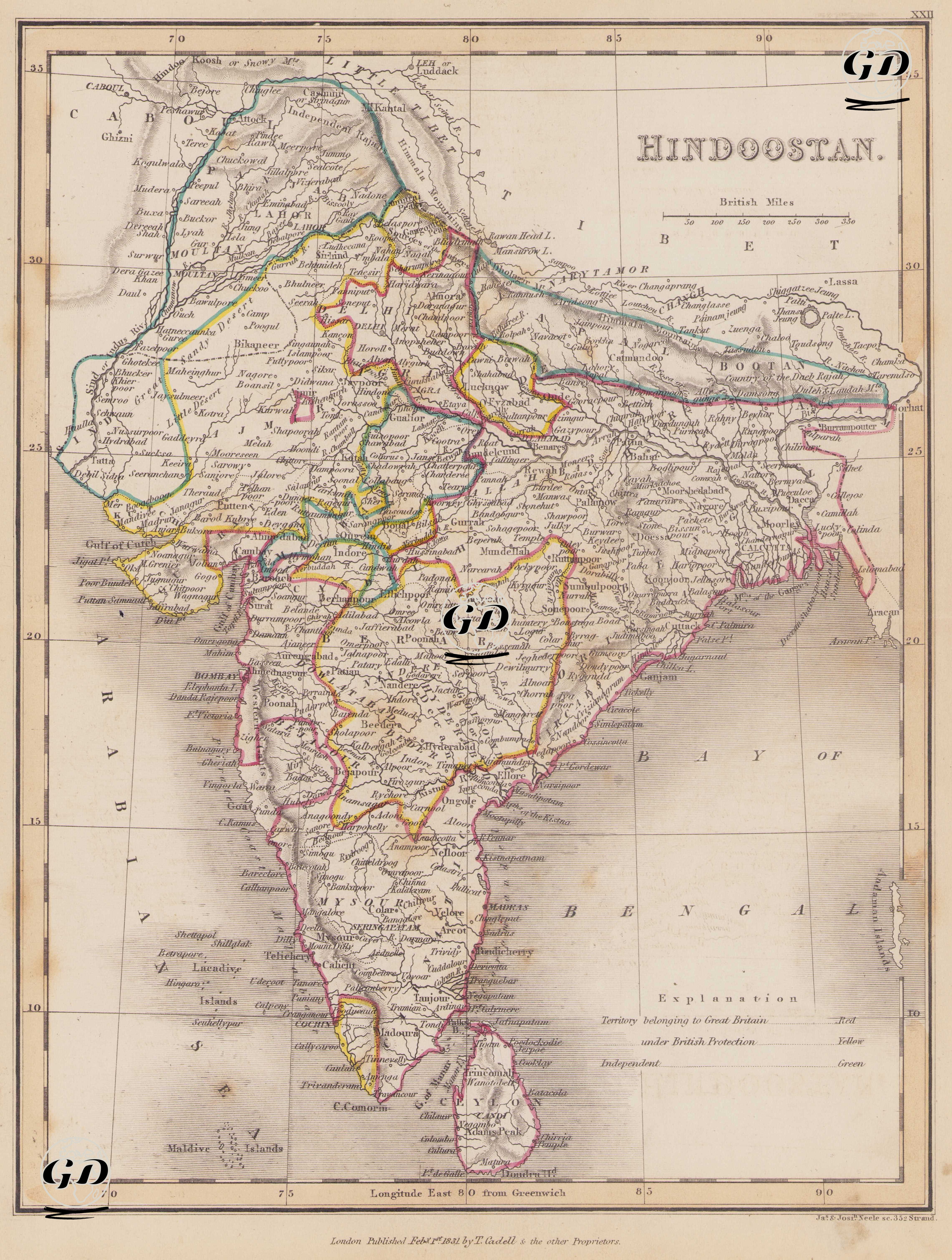 Hindoostan -  - 1831