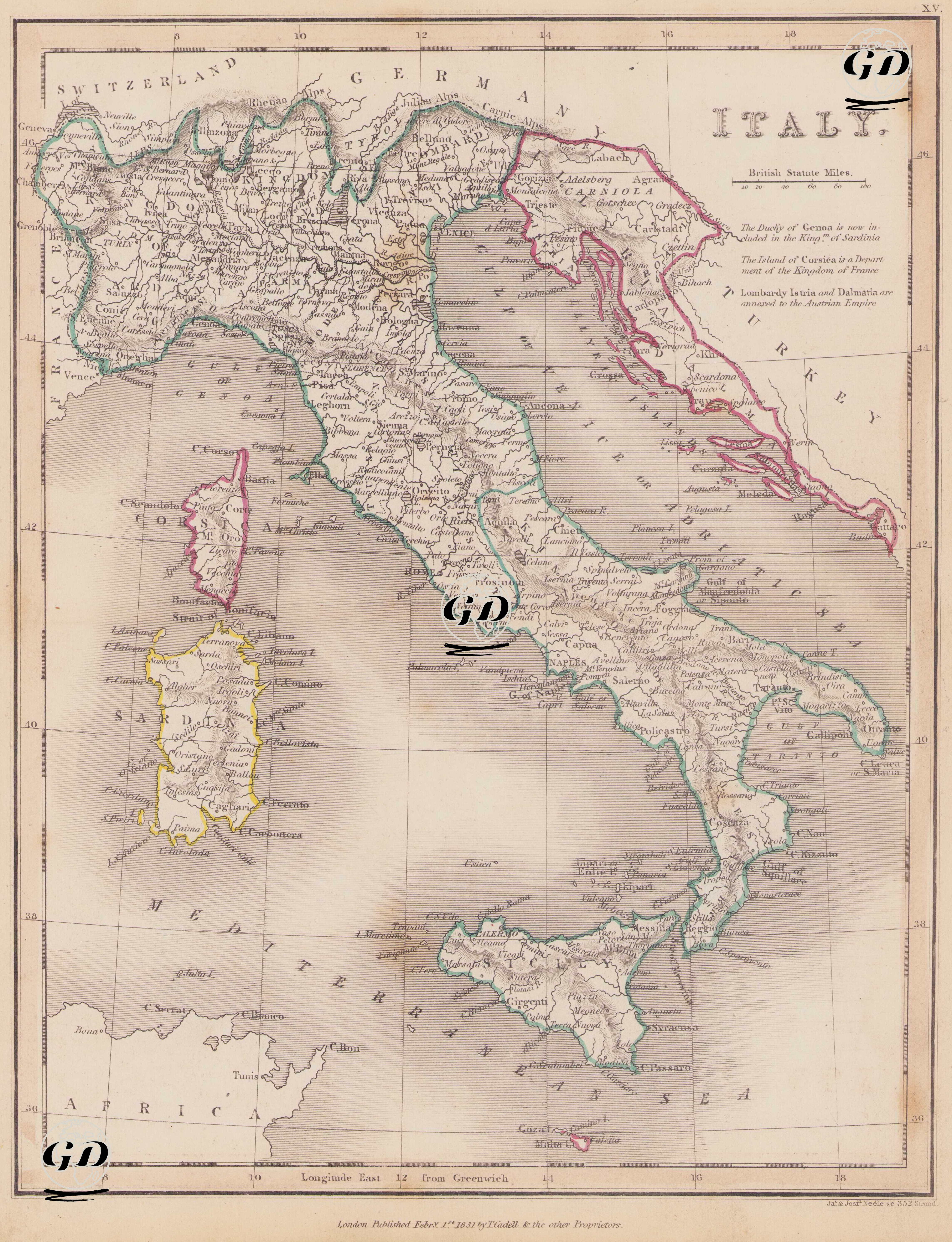 Italy -  - 1831