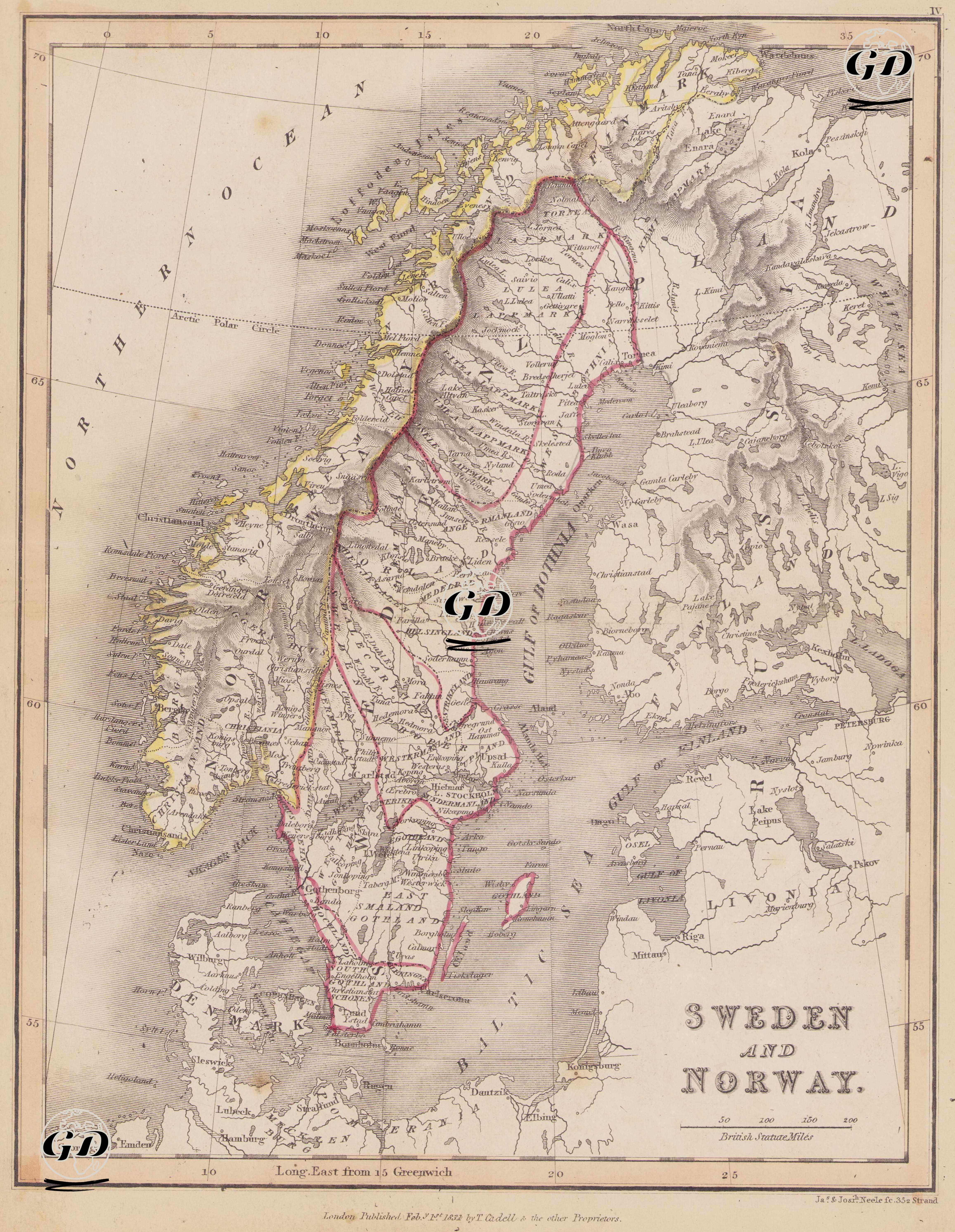 Sweden And Norway -  - 1831