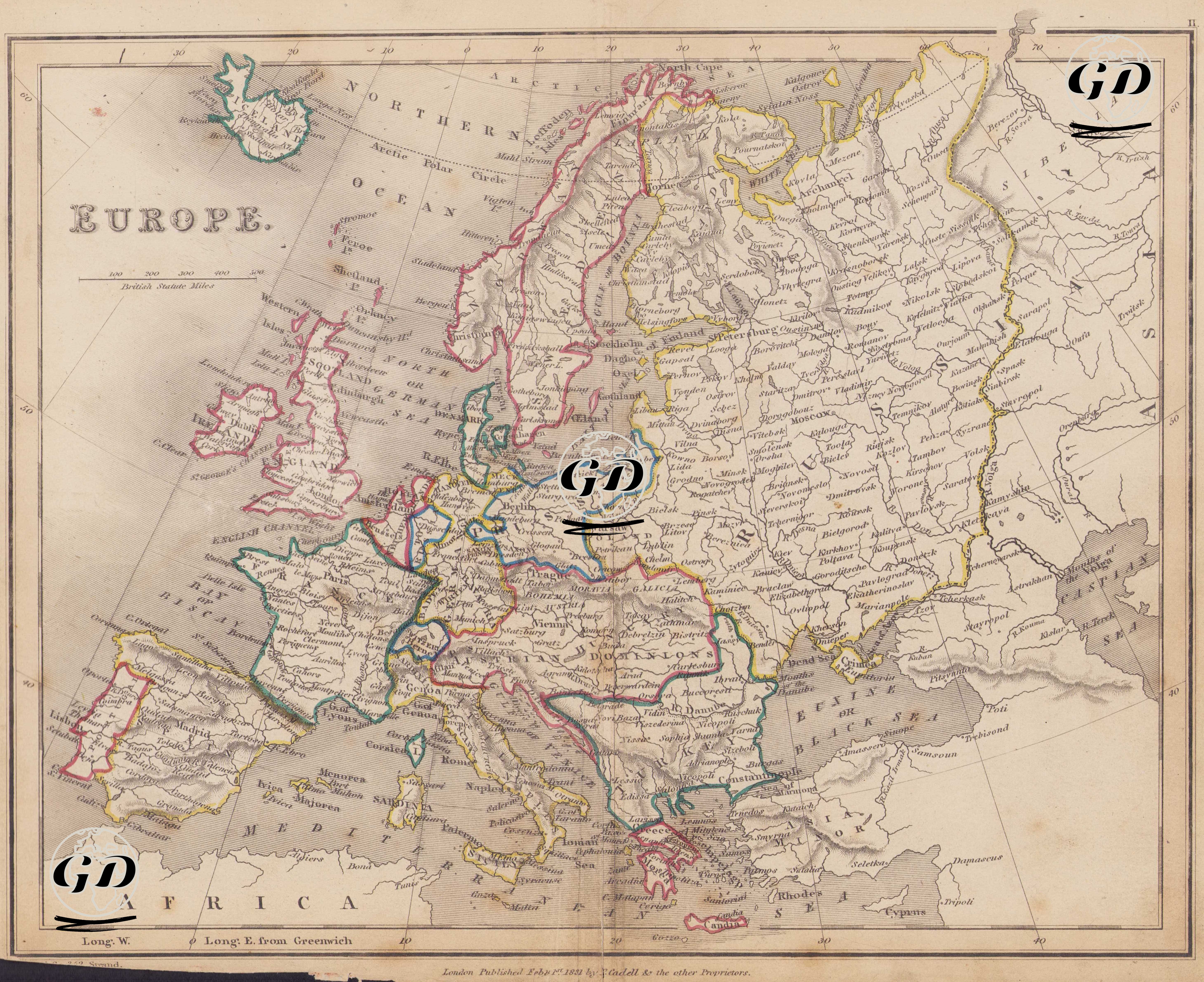 Europe -  - 1831