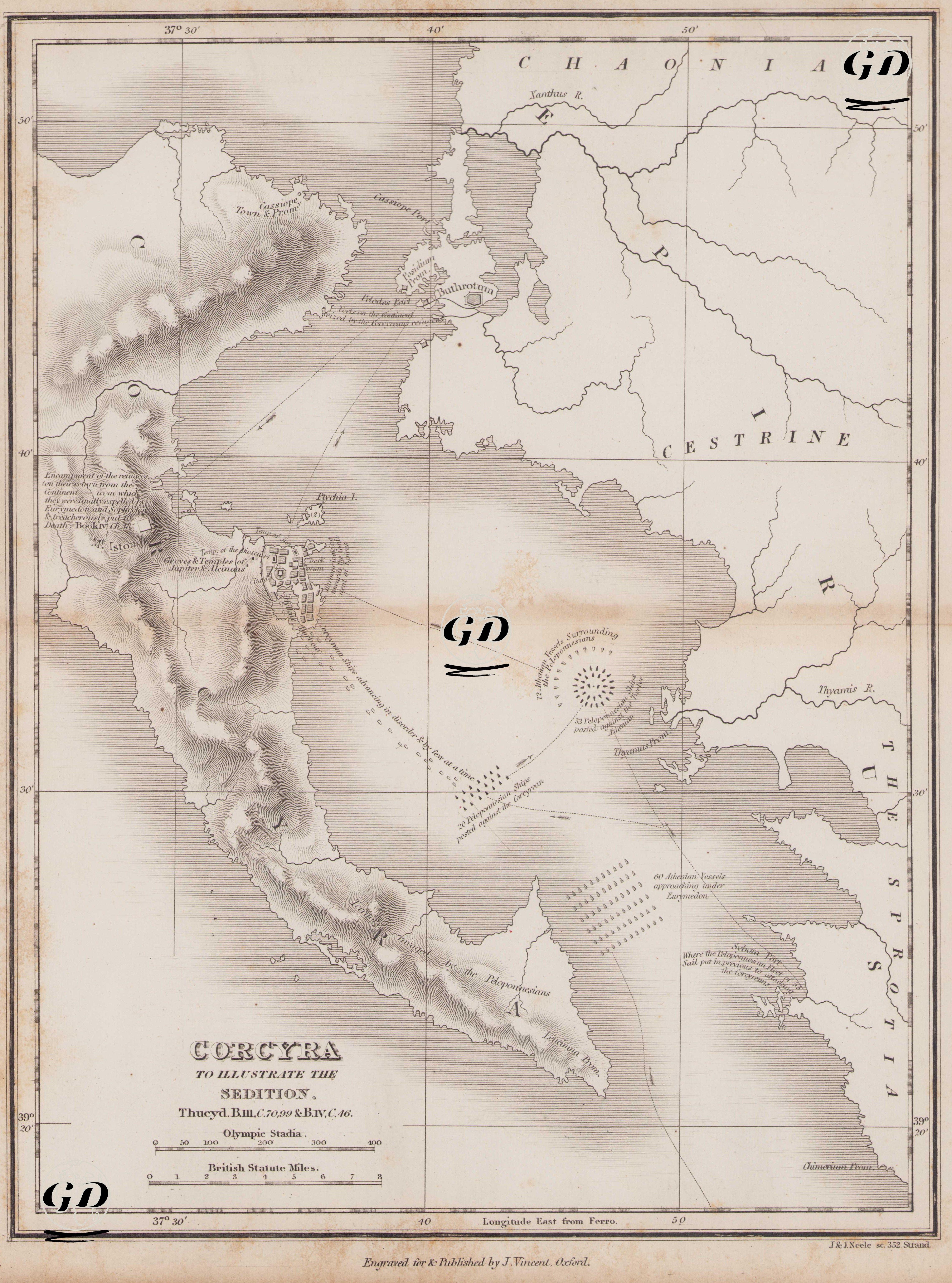 Corcyra, to Illustrate the Sedition, Thucydides -  - 1832
