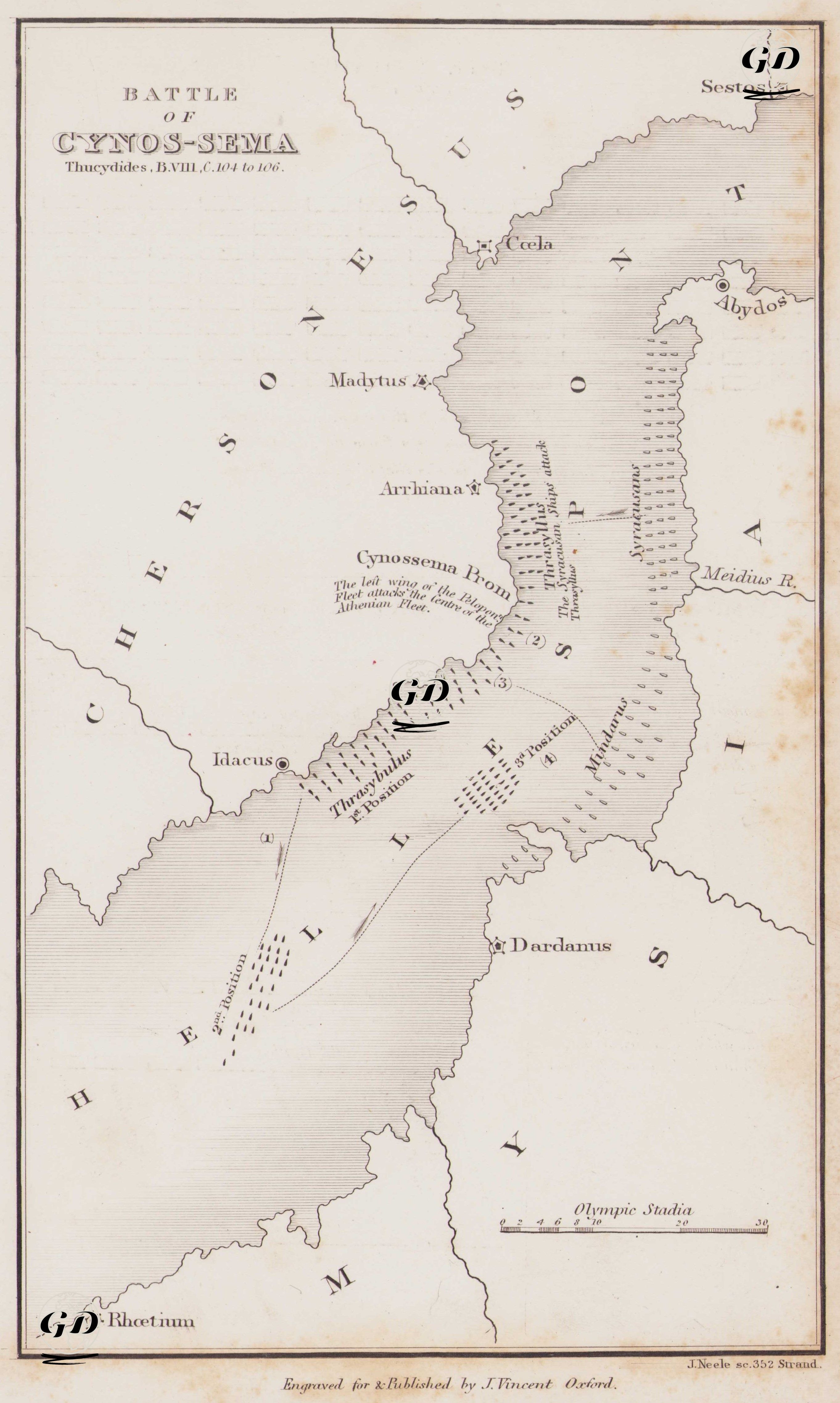 Battle of Cynos-Sema, Thucydides -  - 1832