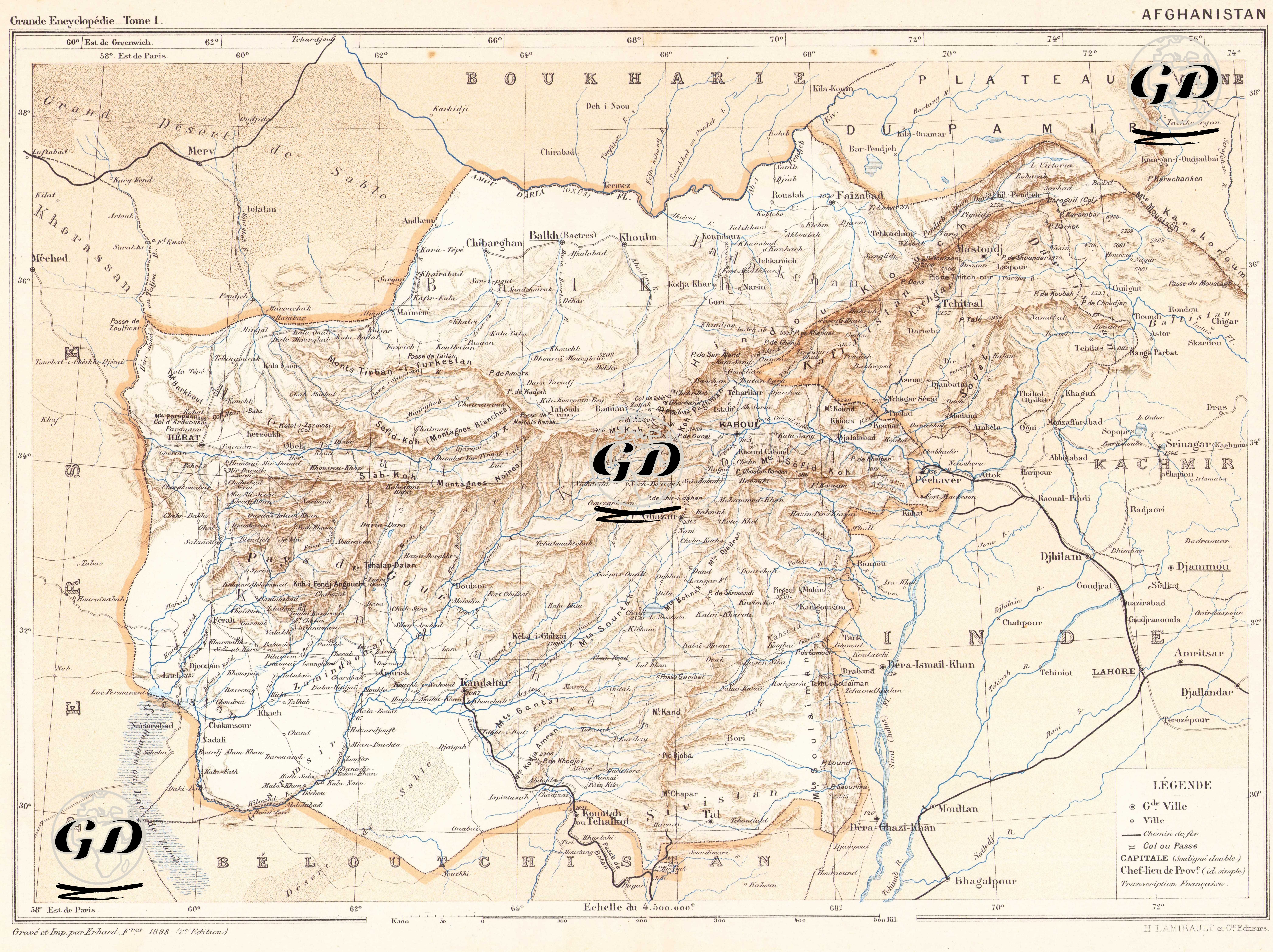 Afghanistan -  - 1888