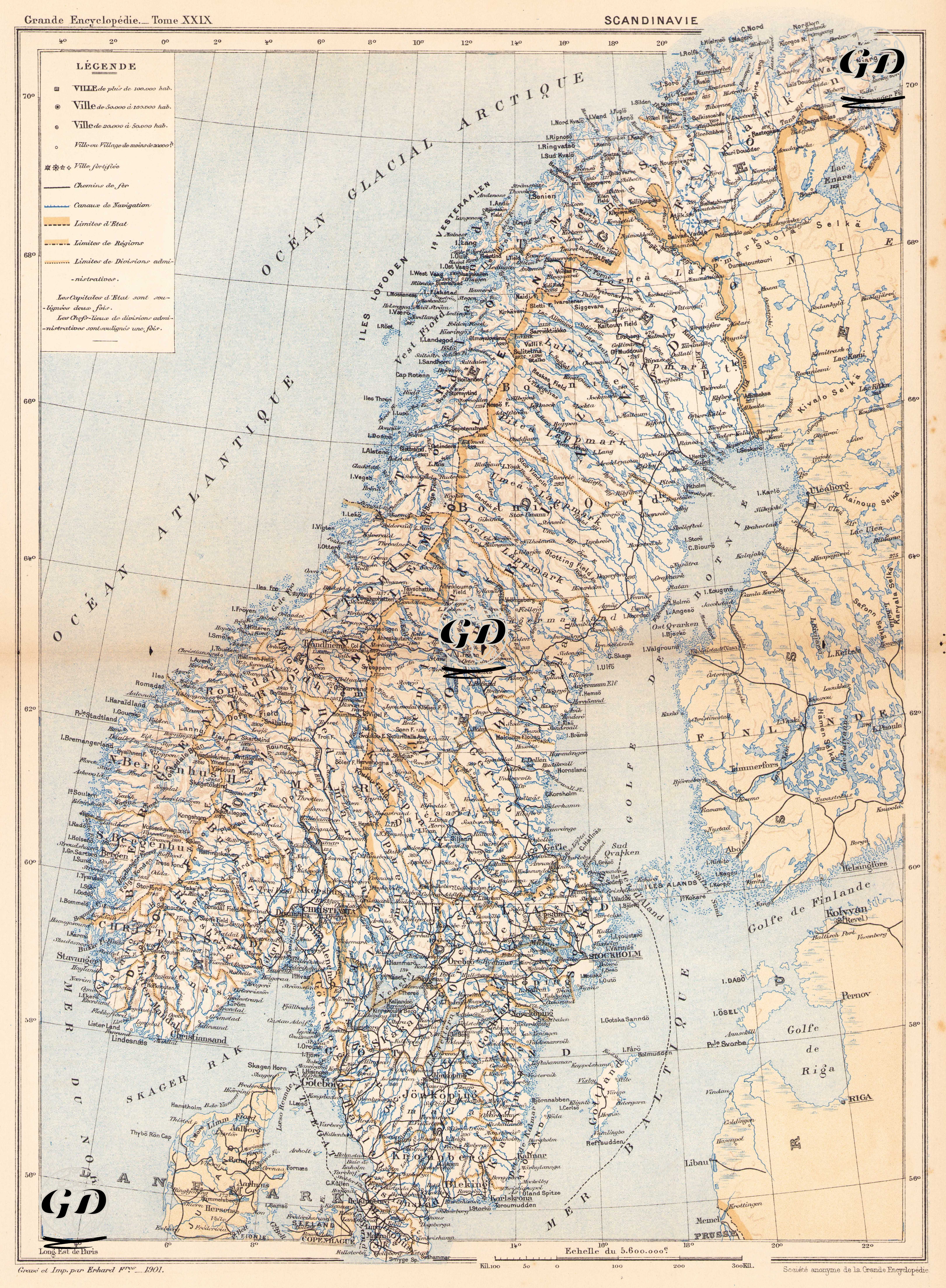 Scandinavie -  - 1901