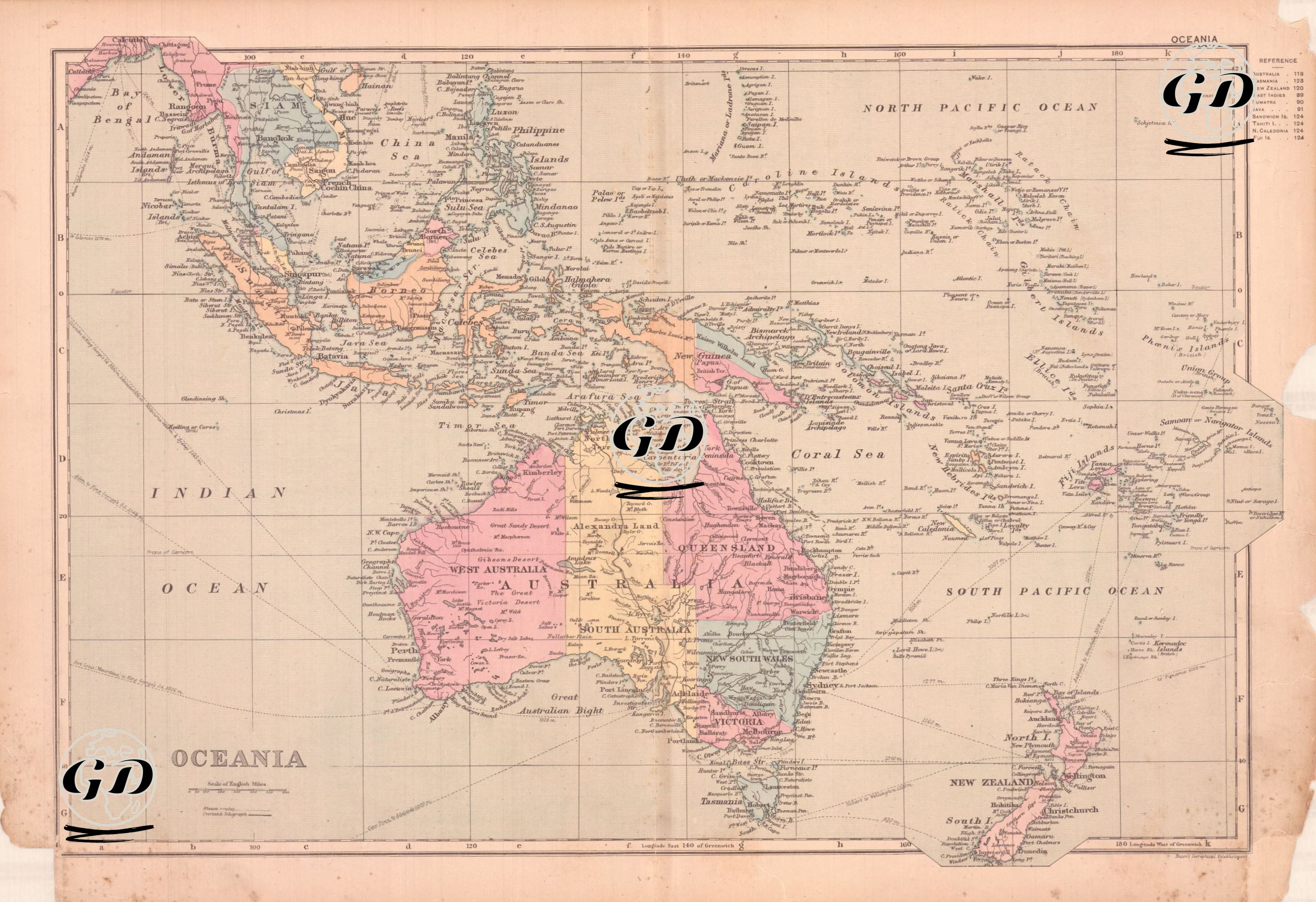 Oceania - George Washington Bacon (1830-1922) - 1893