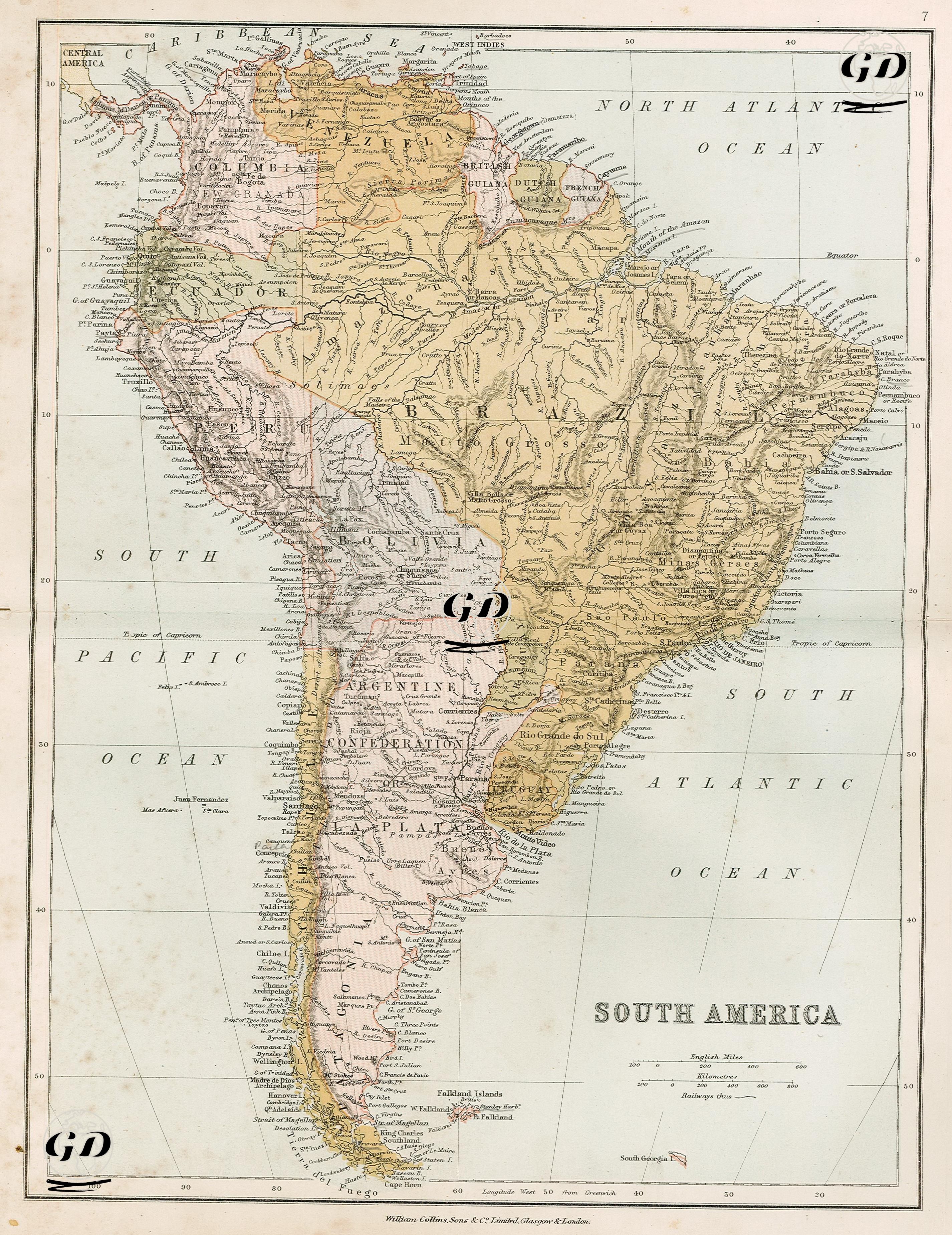 South America -  - 1878