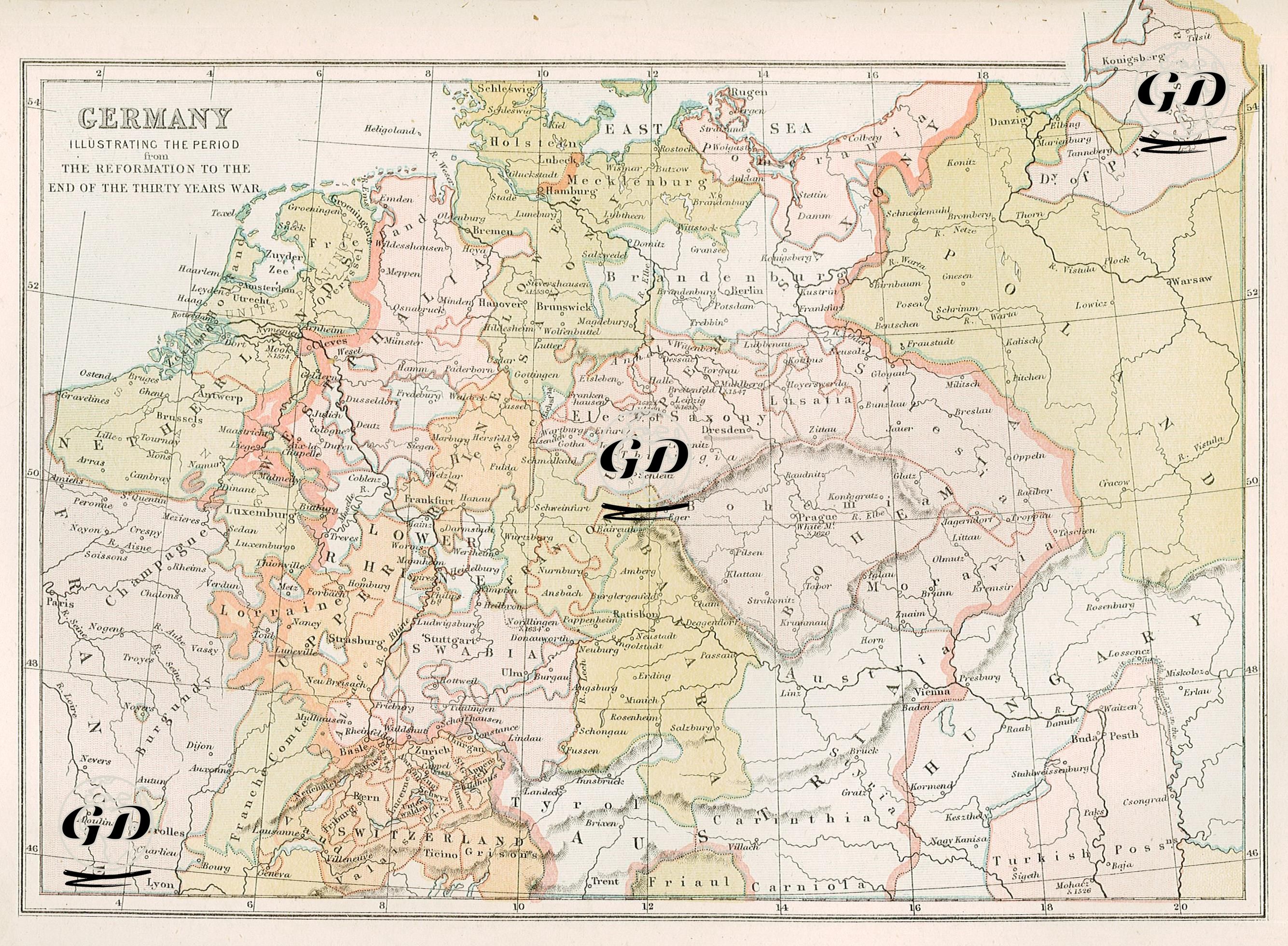 Germany, Illustrating the Period From the Reformation to the End of the Thirty Years War -  - 1878
