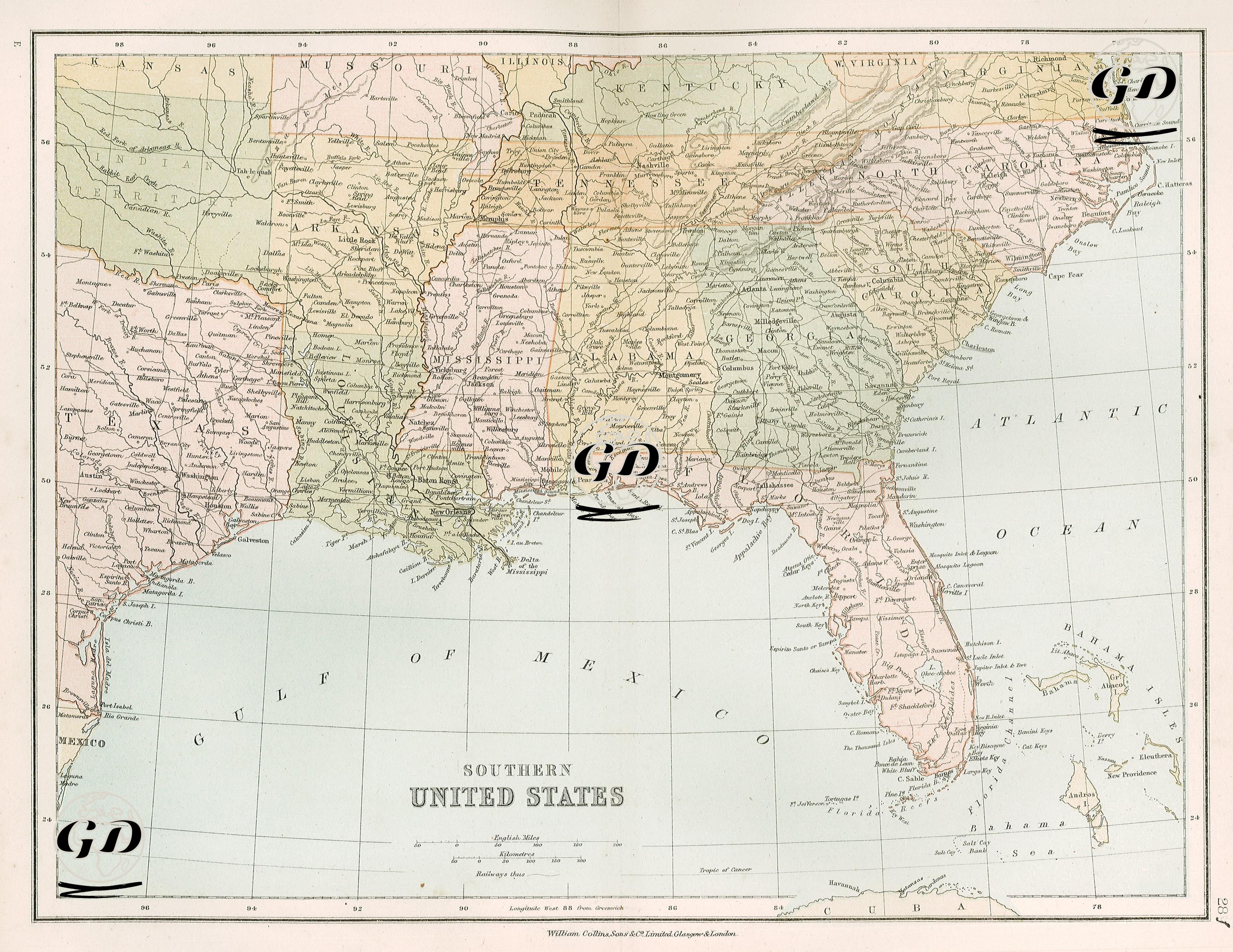 Southern United States -  - 1878