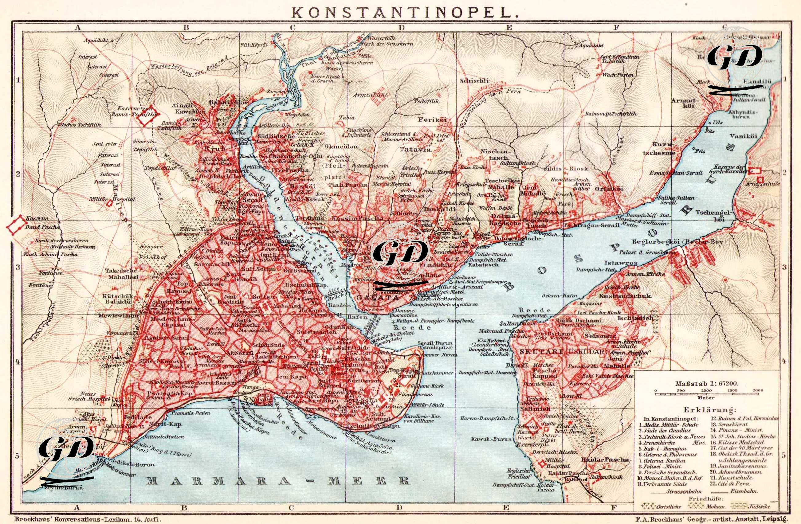 Konstantinopel (Constantinople) -  - 1890's