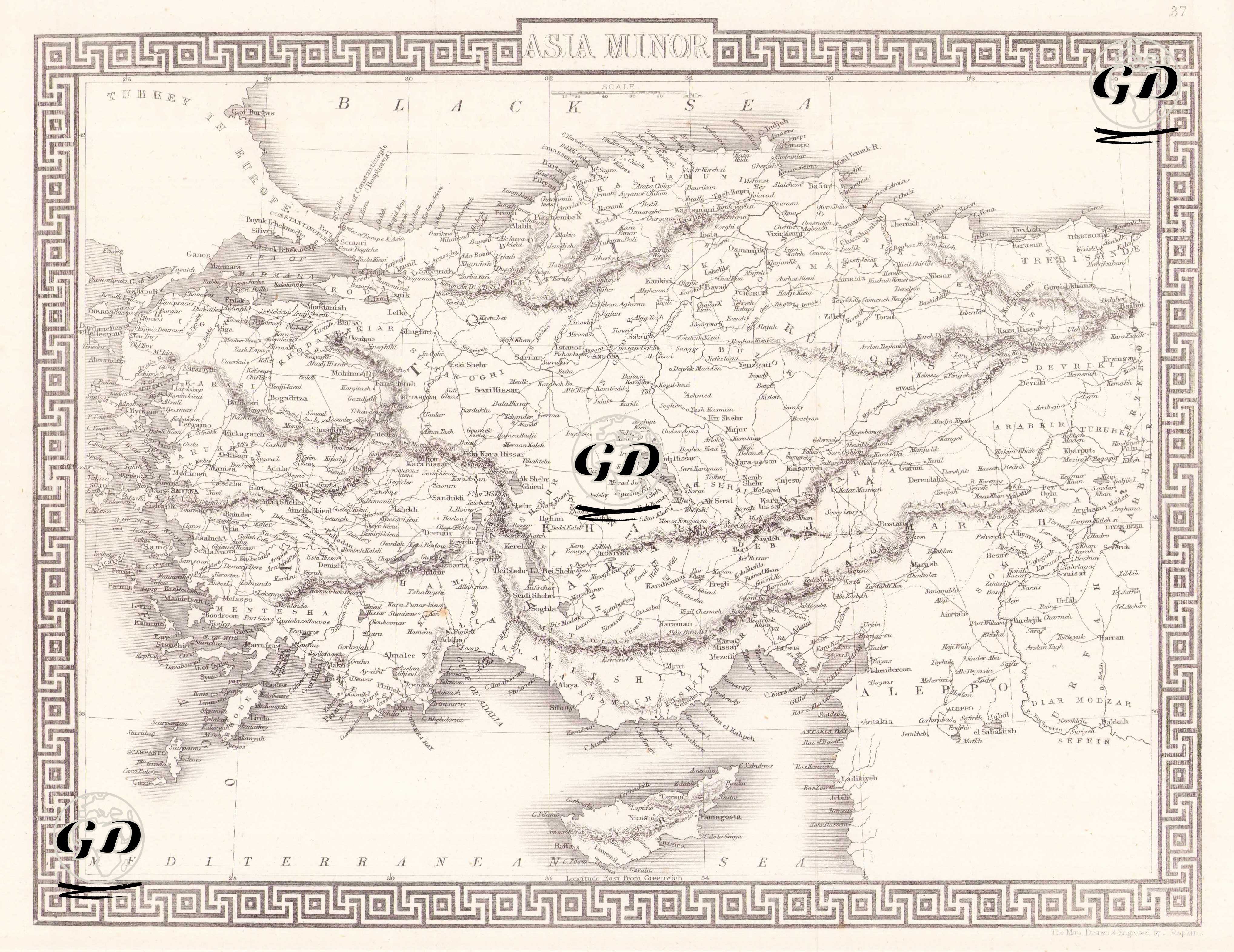 Asia Minor - John Rapkin(1815-1876) - 1850's