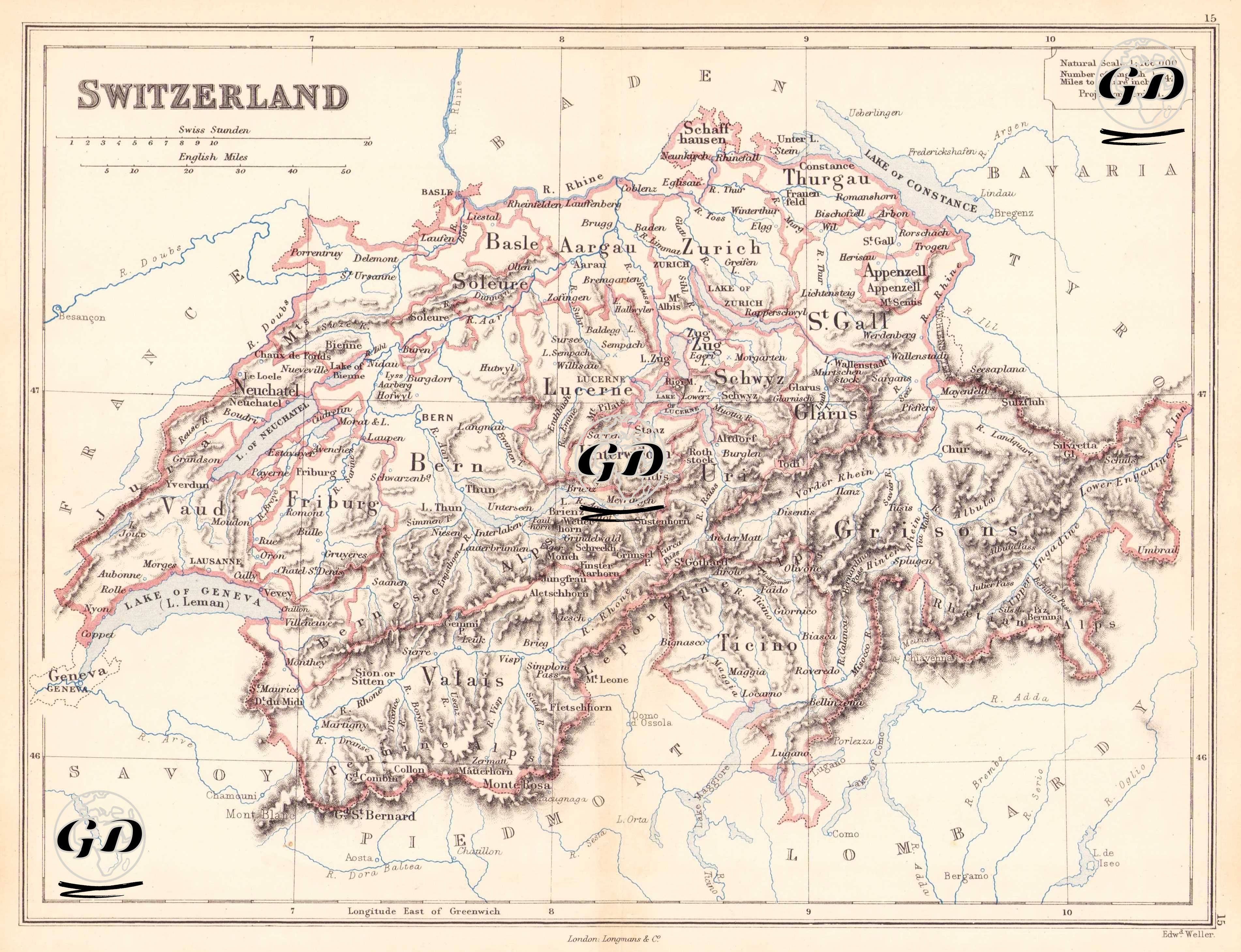 Switzerland -  - 1874