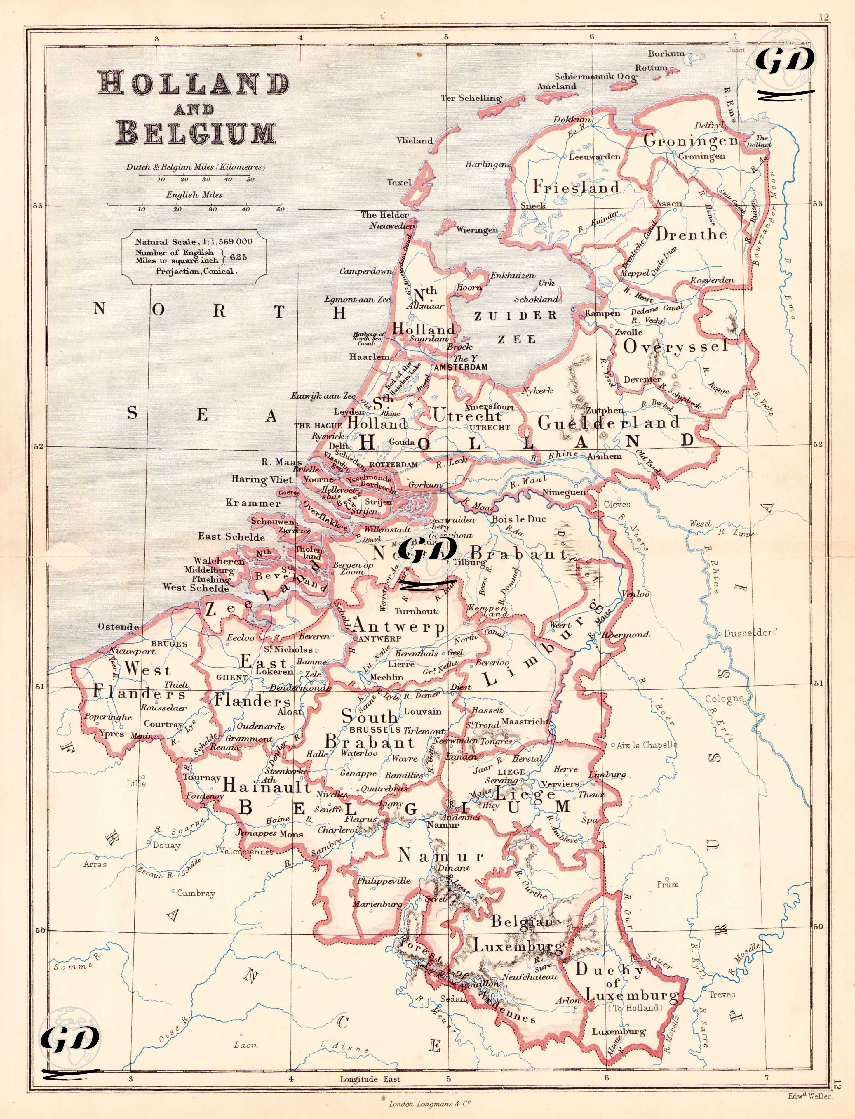 Holland and Belgium -  - 1874