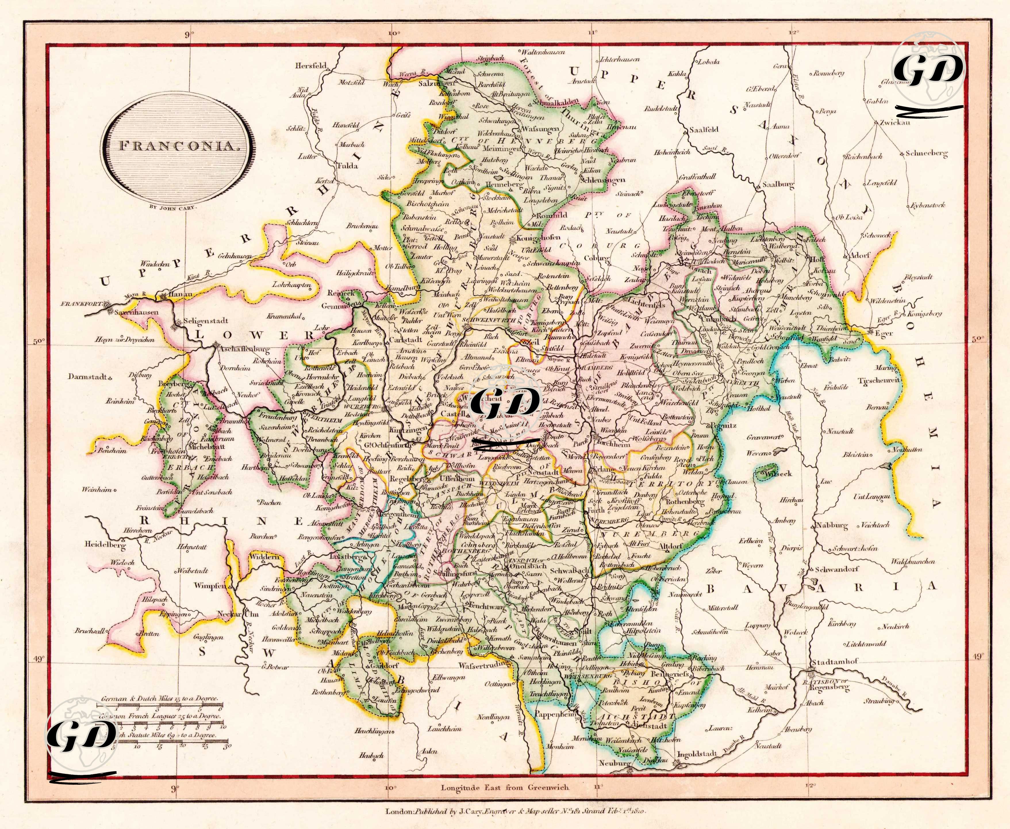 Franconia - John Cary (1754-1835) - 1810