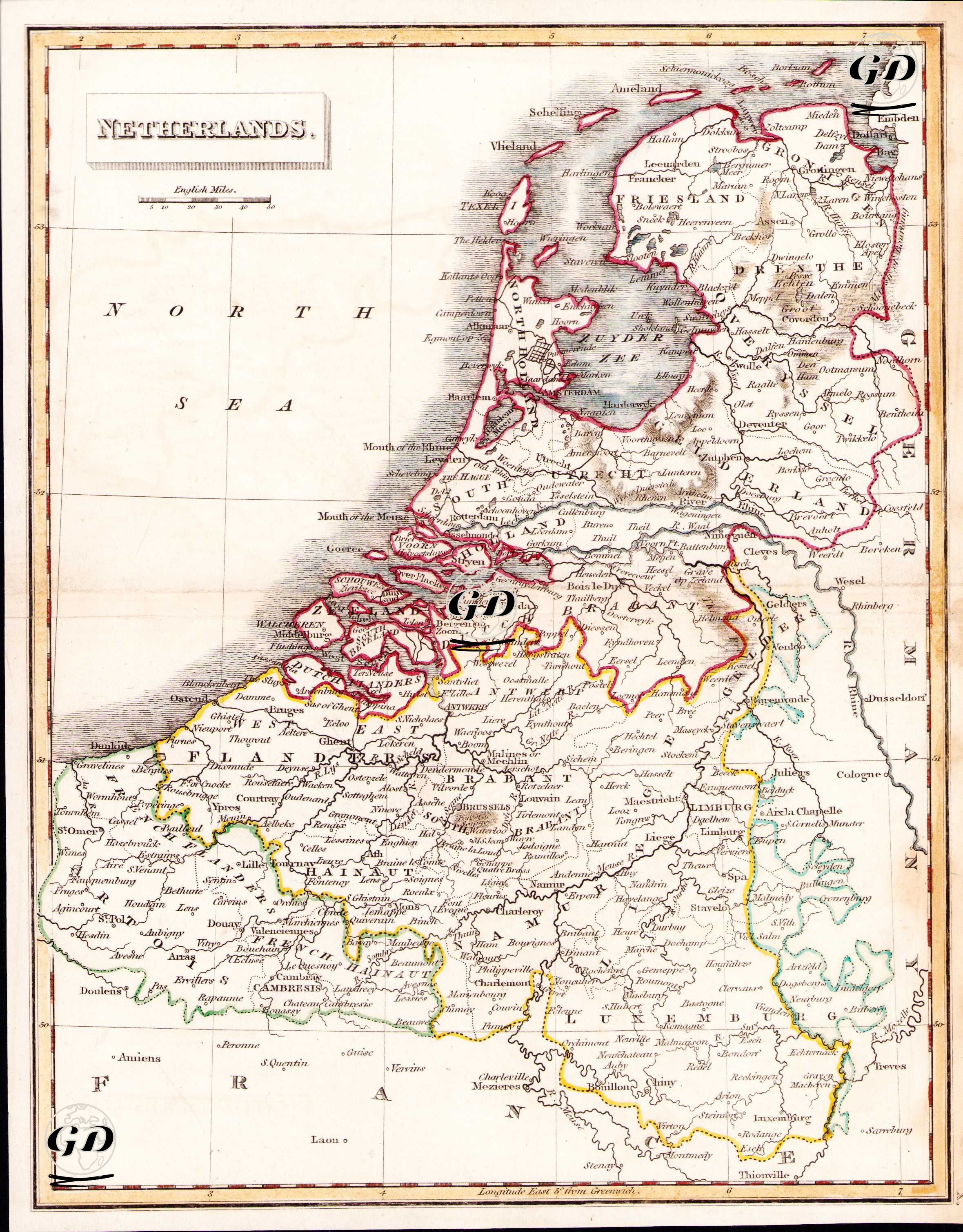 Netherlands - J.C.Russell - 1822