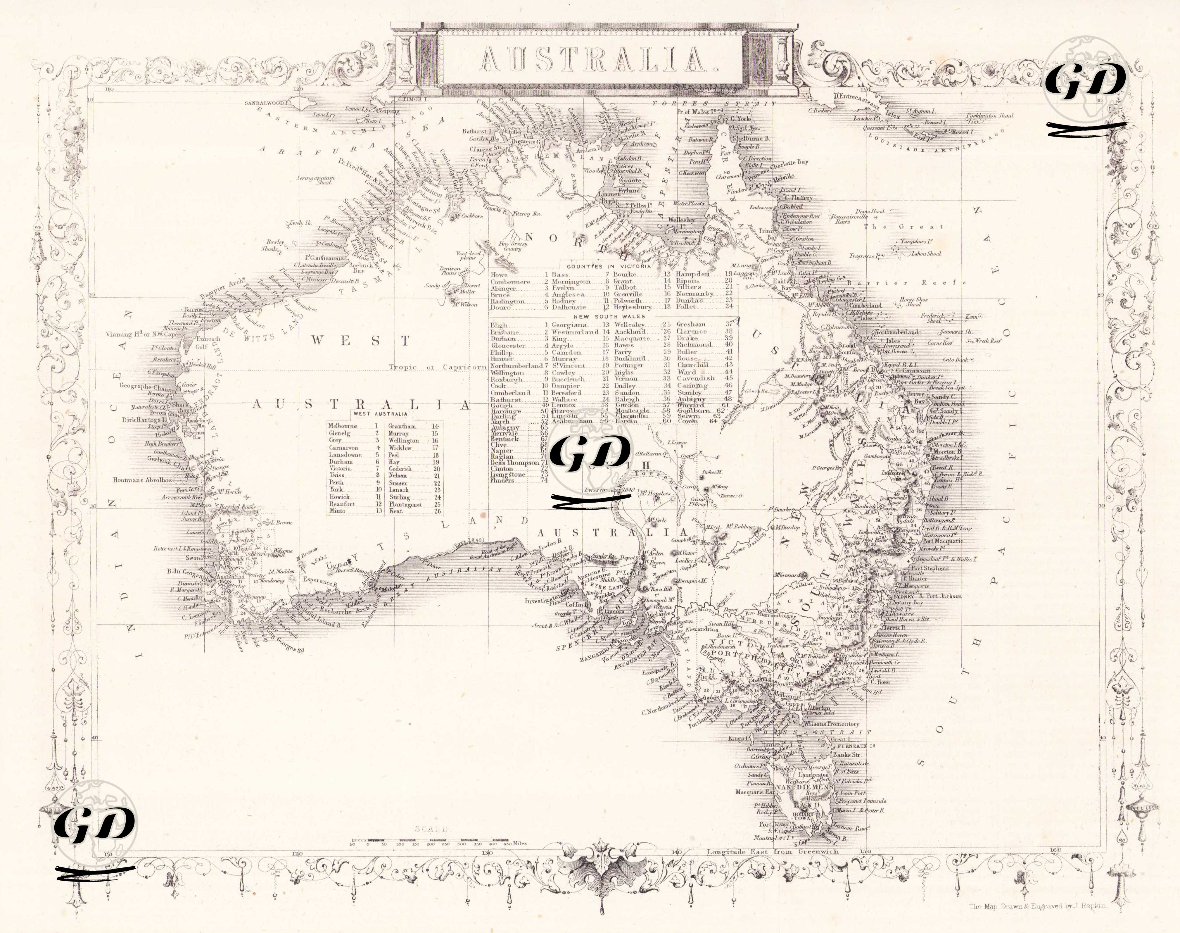 Australia - John Rapkin(1815-1876) - 1850's