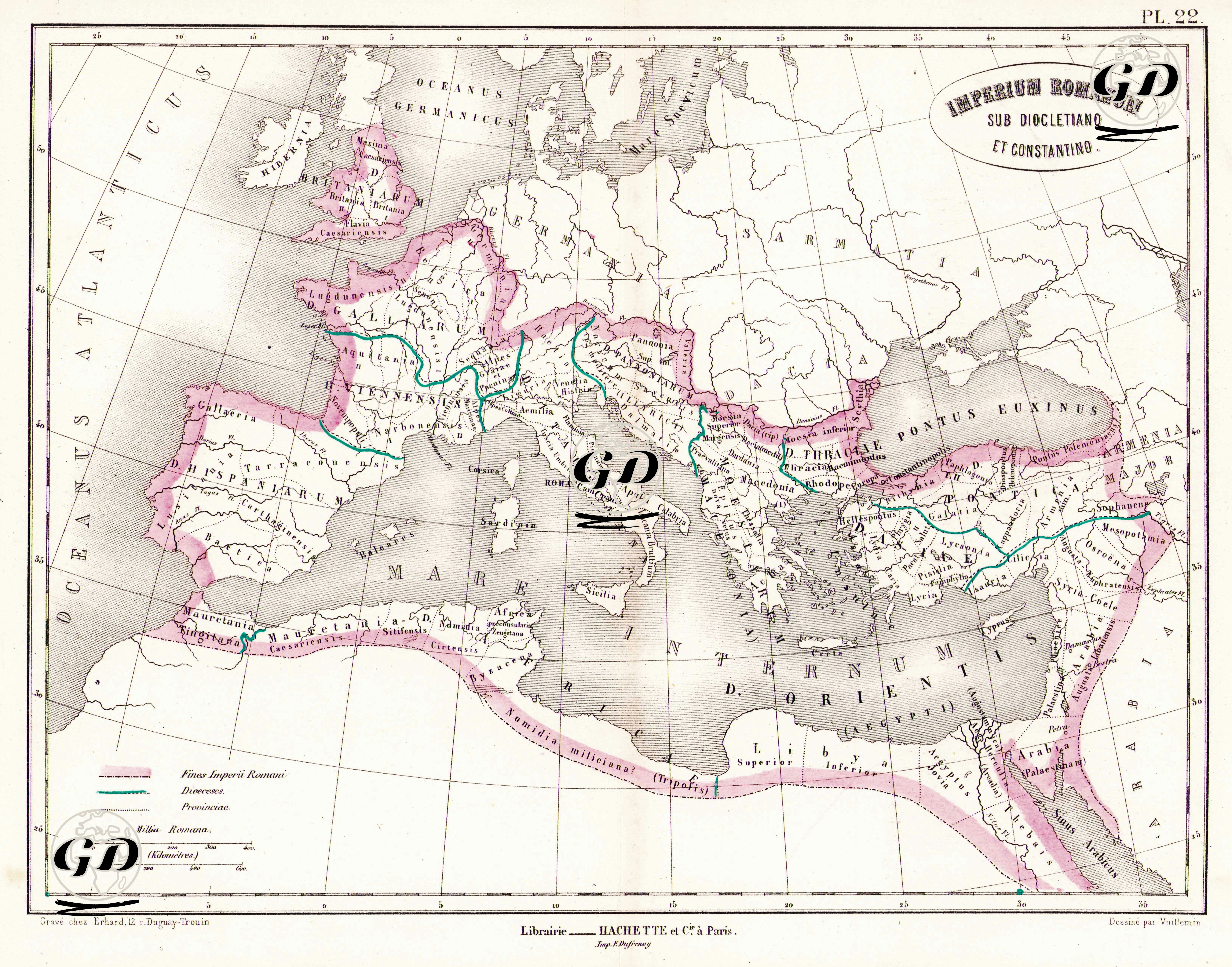 İmperium Romanum Sub Diocletiano Et Constantino - Alexandre Vuillemin (1812-1880) - 1866