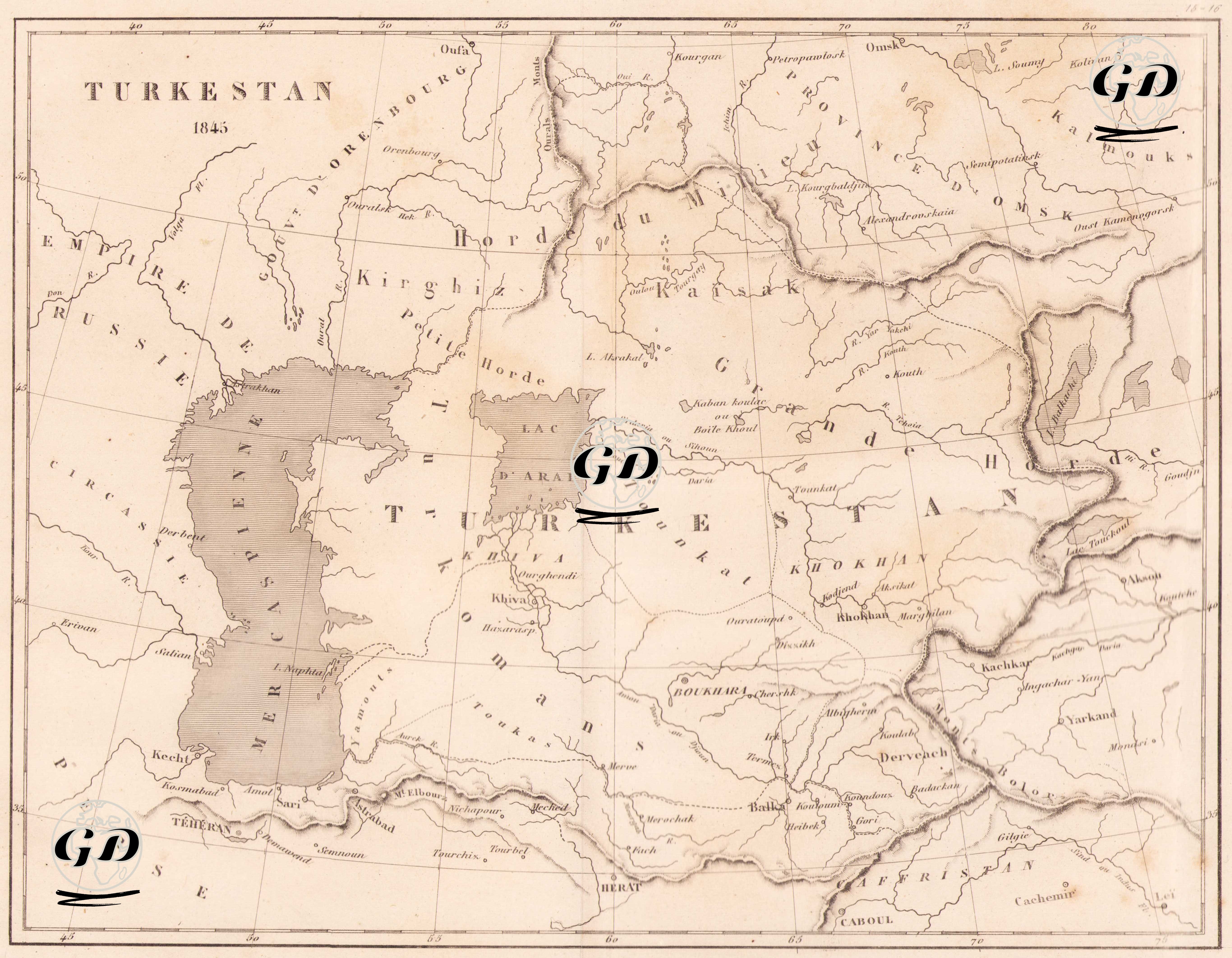 Turkestan 1845 -  - 1848