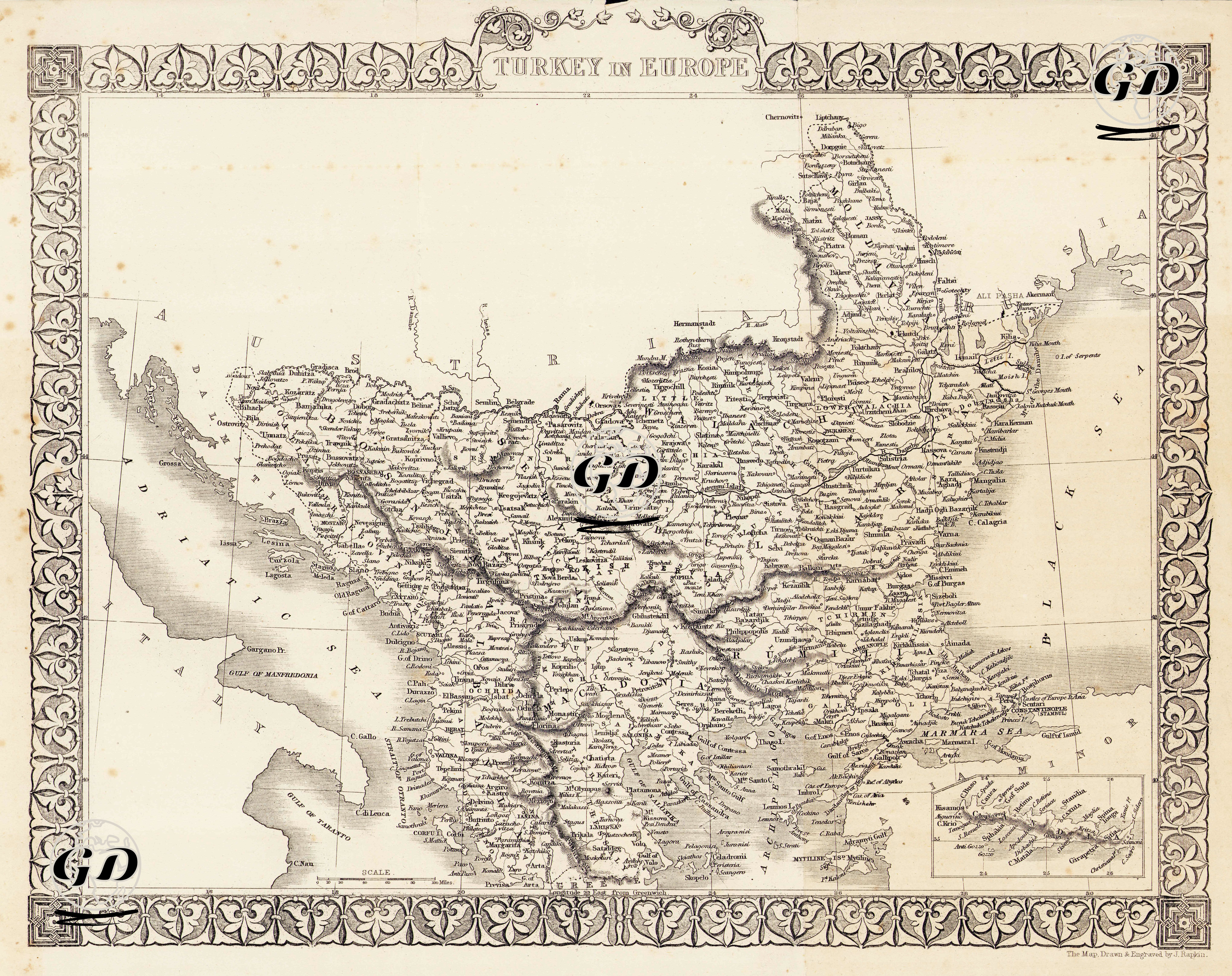 Turkey in Europe-Candia  -  - 1850's