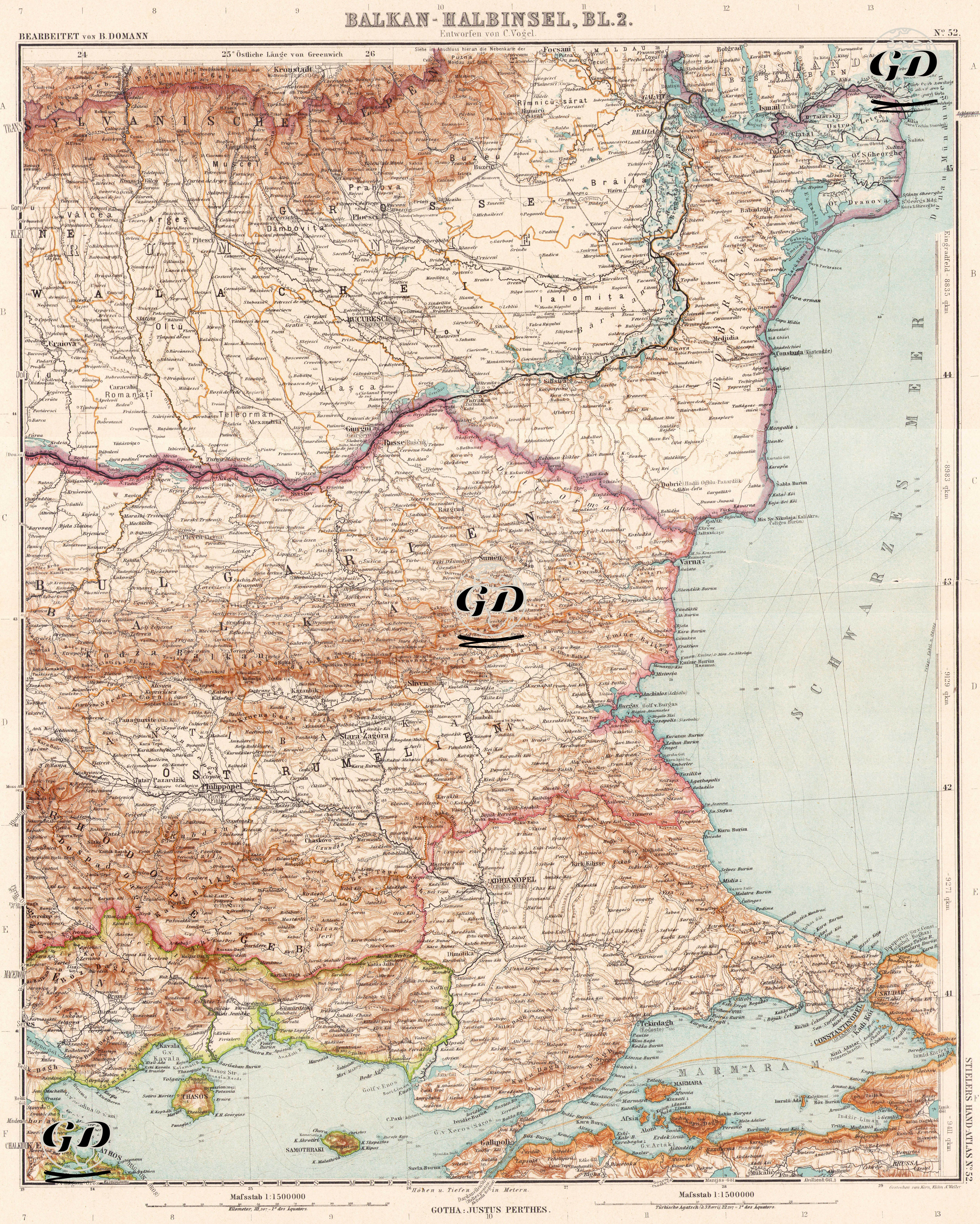 Balkan-Halbinsel -  - 1911