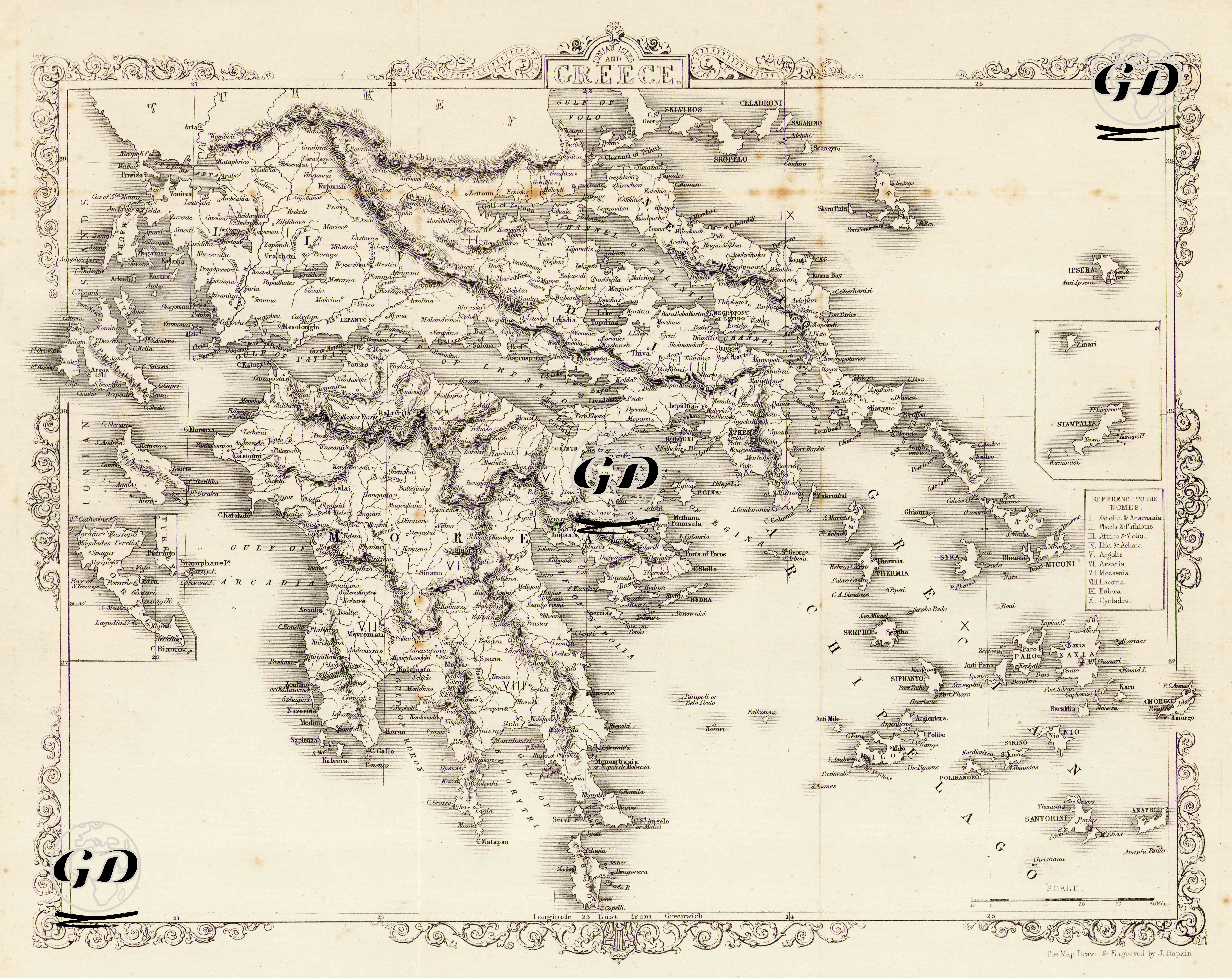 Ionian Islands And Greece - John Rapkin(1815-1876) - 1860
