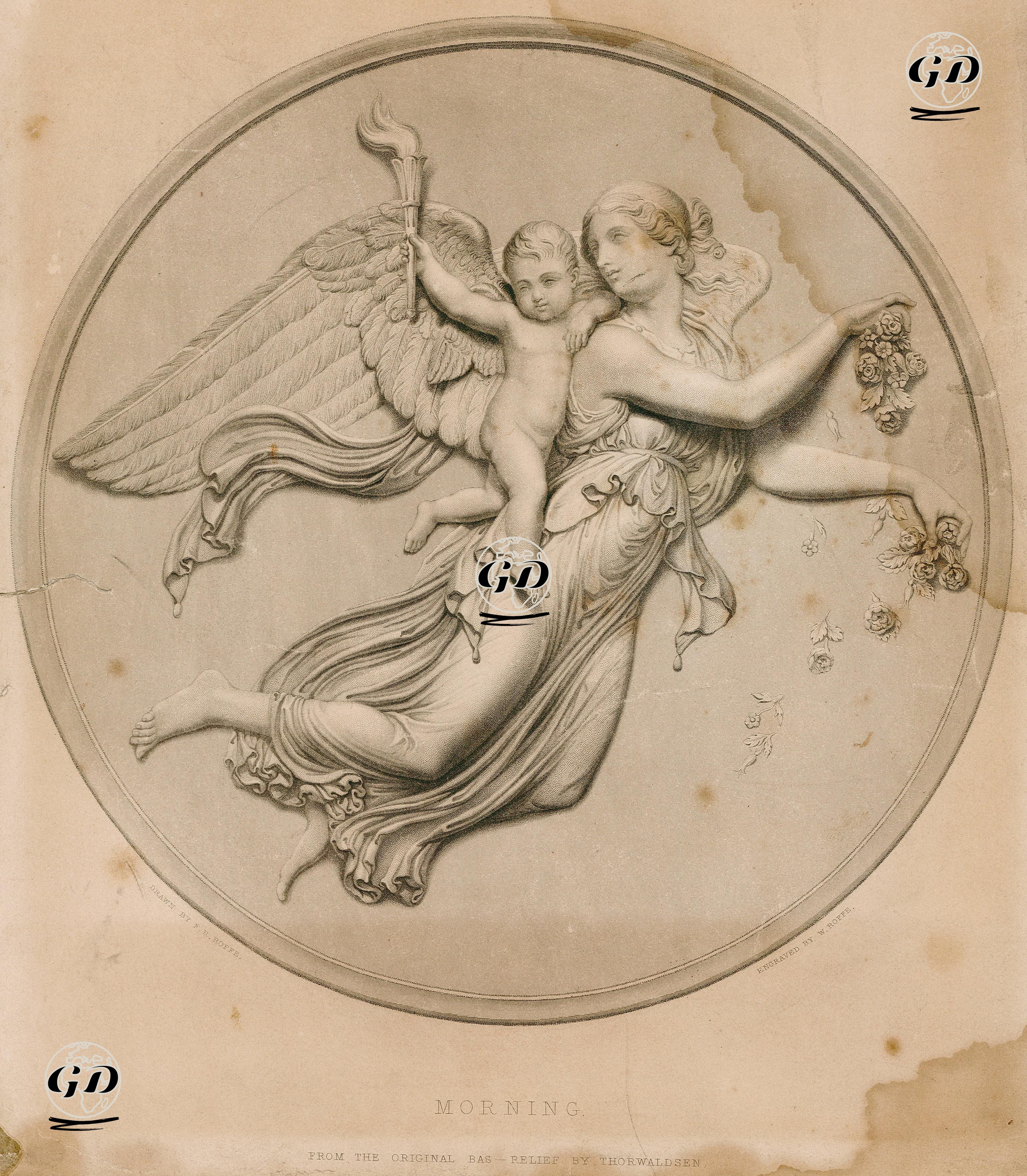 Sabah - Bertel Thorvaldsen (1770-1844)-Felix Robert Roffe (1814-1887) - 1852