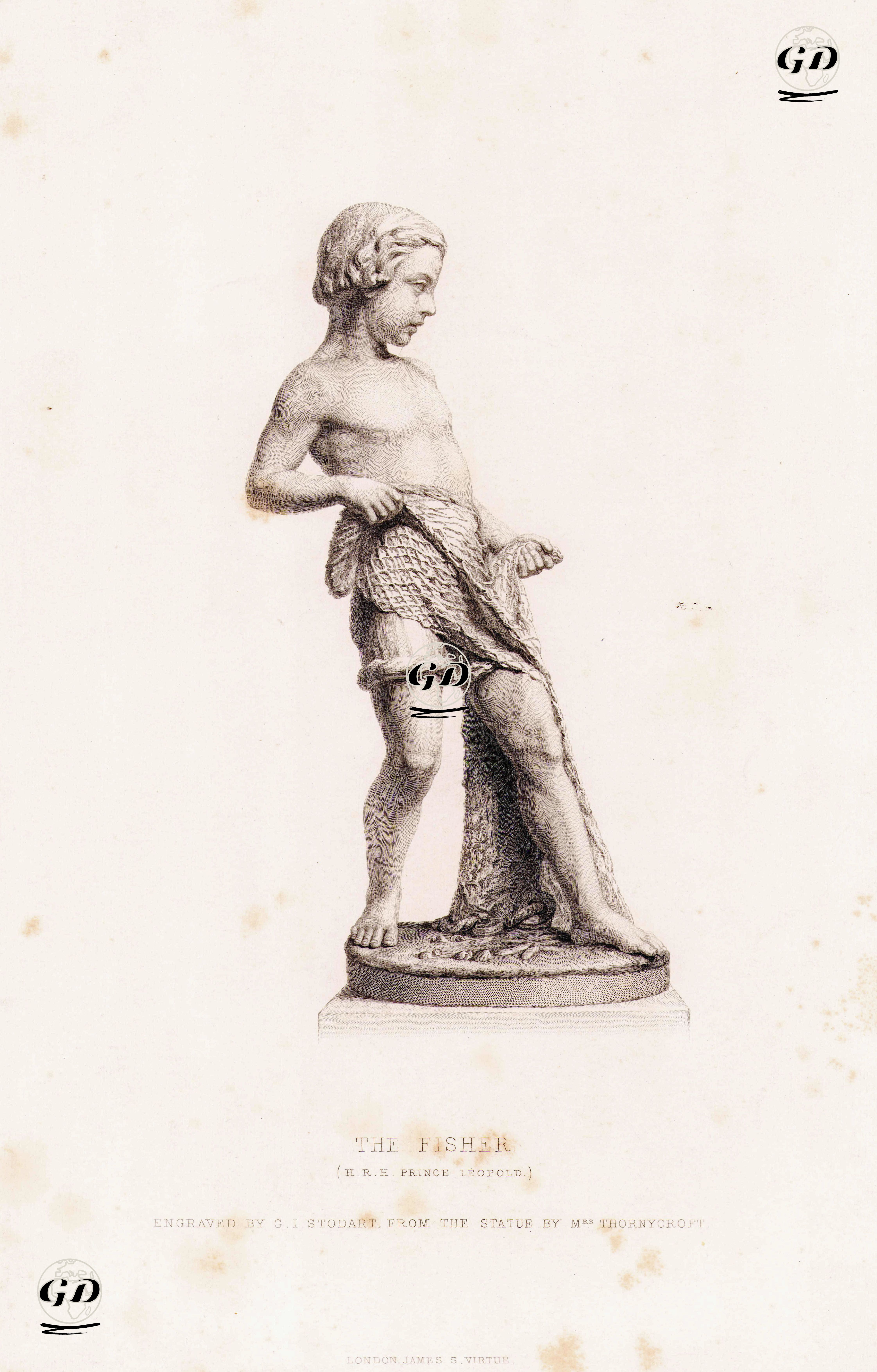 The Fisher (H.R.H. Prince Leopold)  - Mary Thornycroft (1809-1895) - 1864