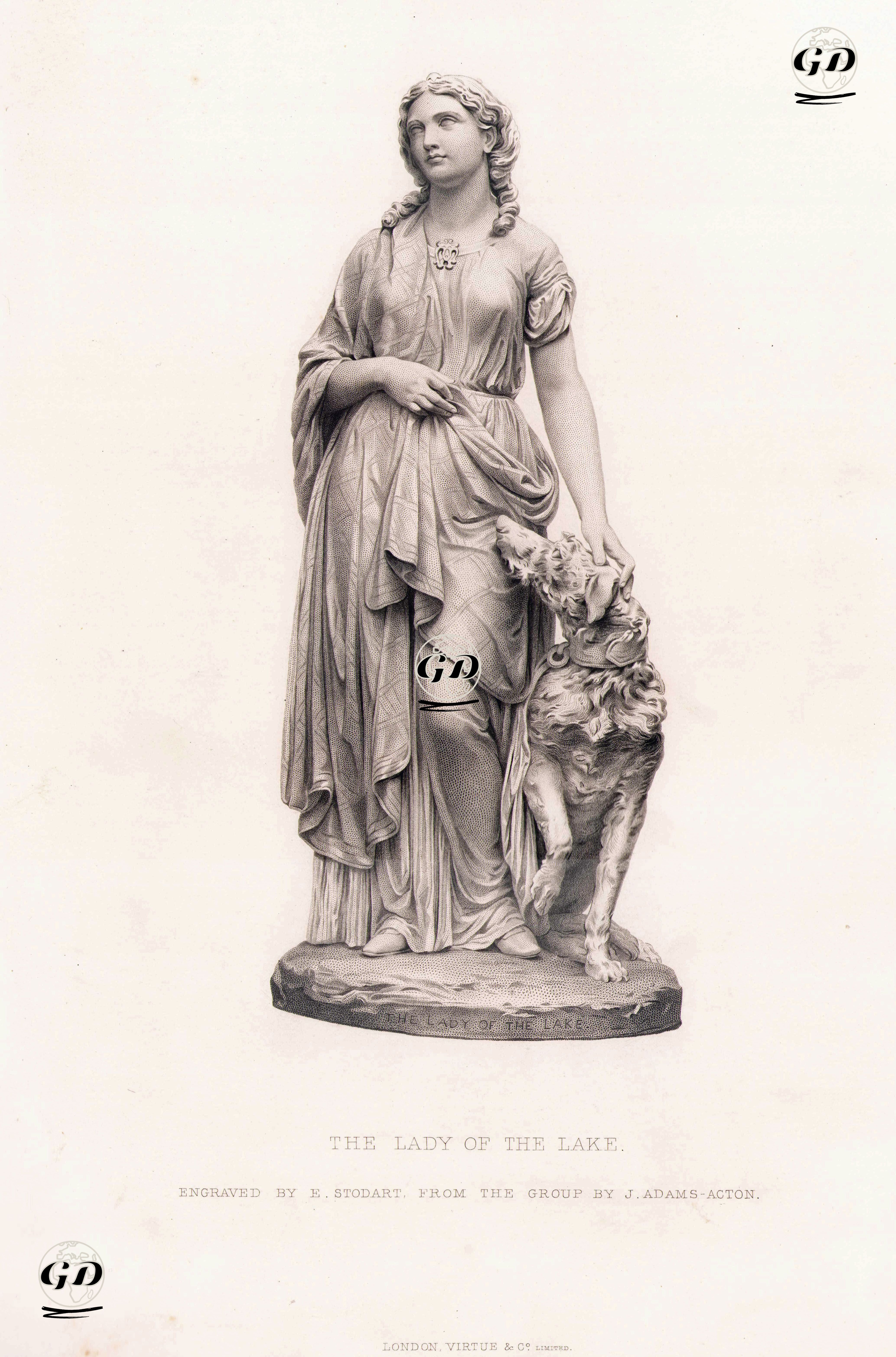 Gölün Leydisi - John Adams Acton (1830-1910) - 1876