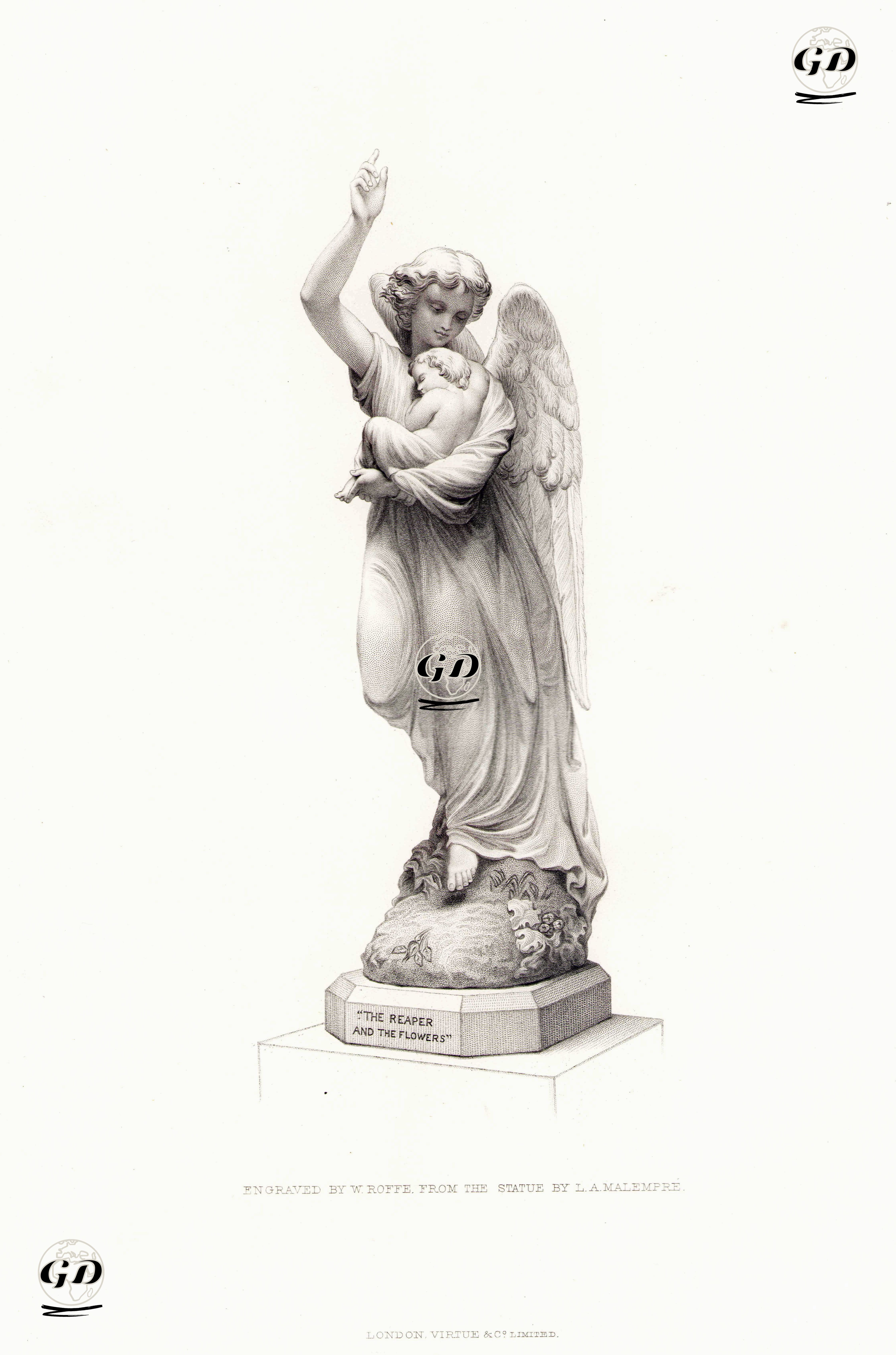 The Reaper And The Flowers - Louis Auguste Malempre (1820-1888) - 1880