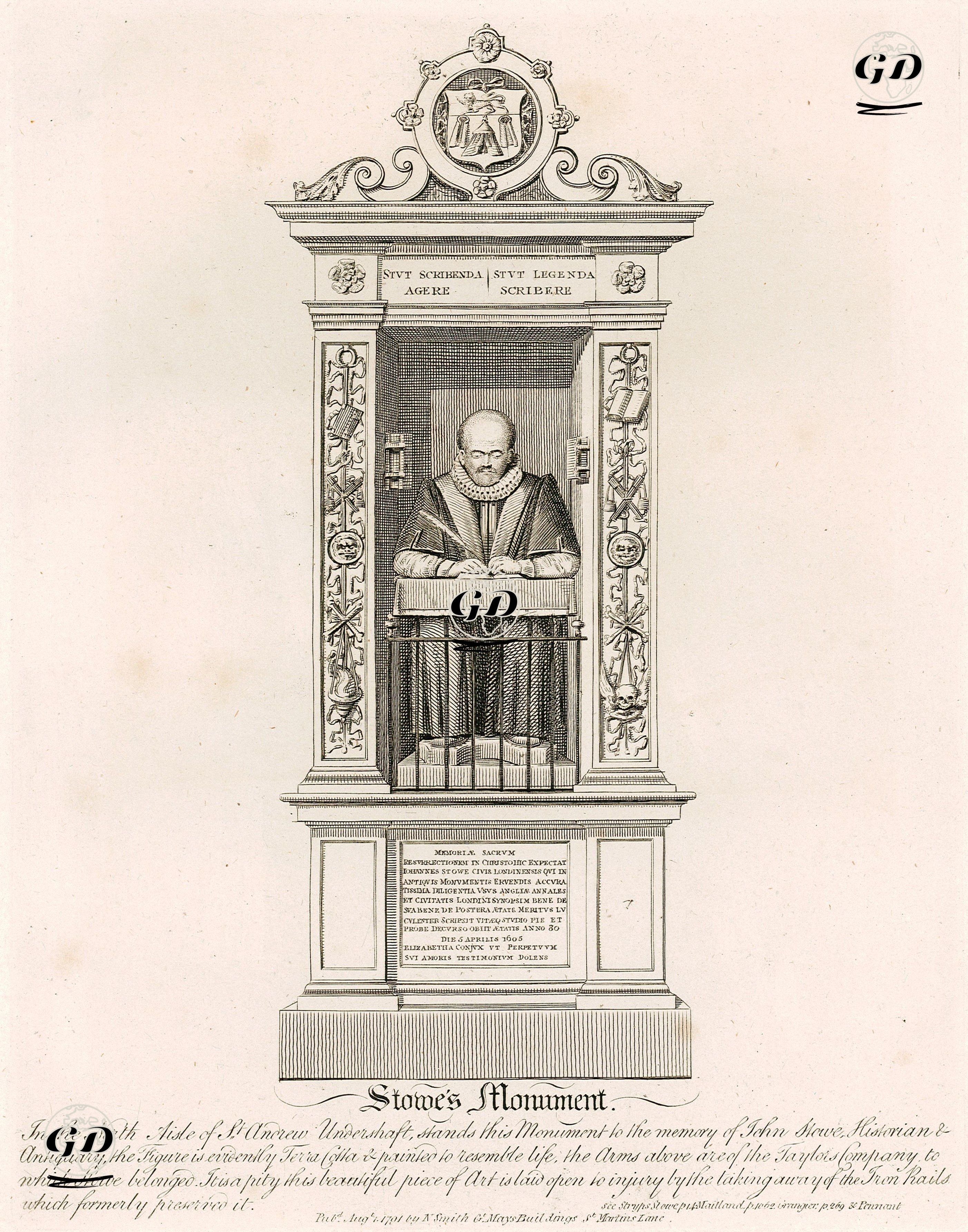 Stowe's Monument -  - 1791