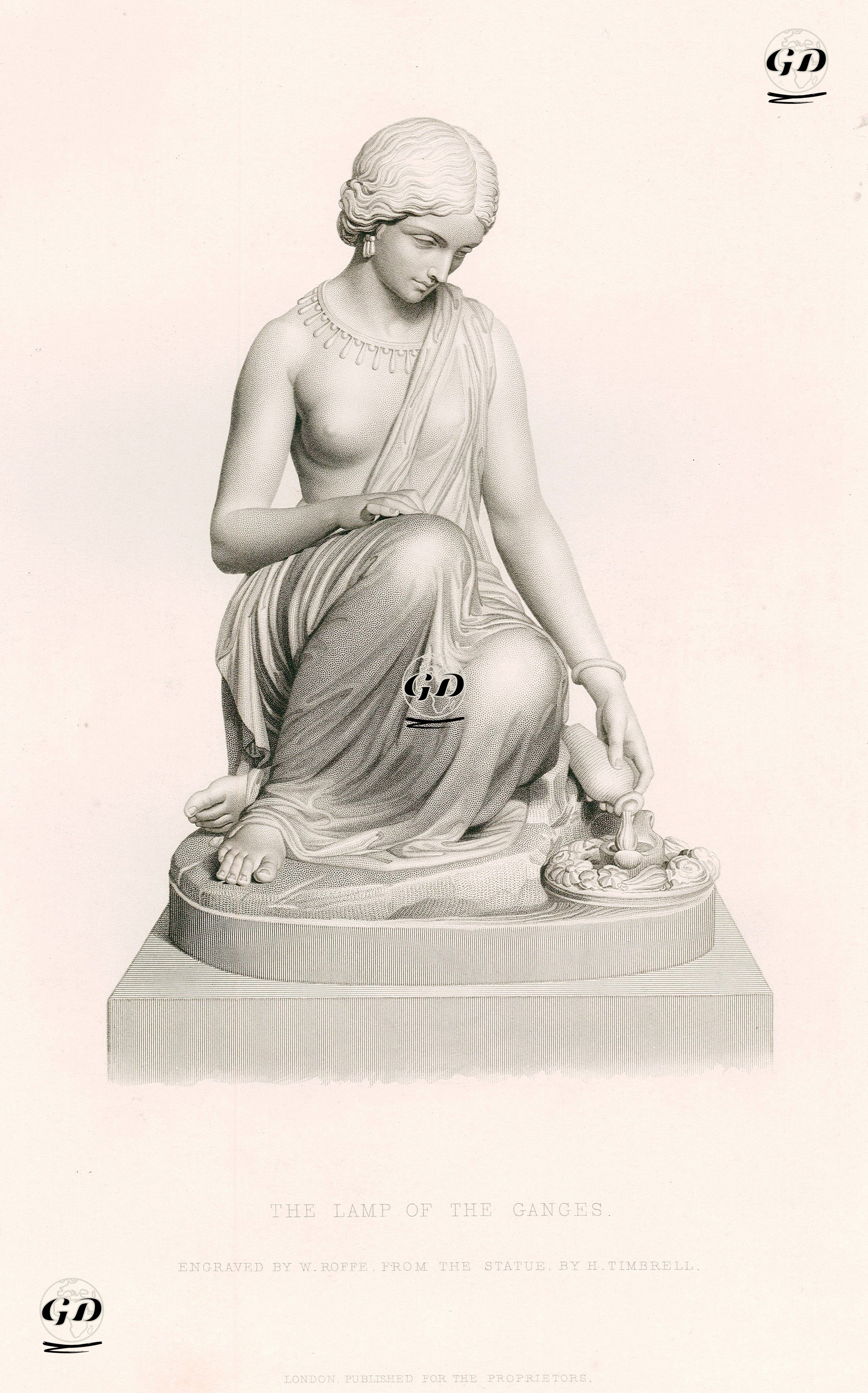 The Lamp Of The Ganges  - Henry Timbrell (1806-1849) - 1855