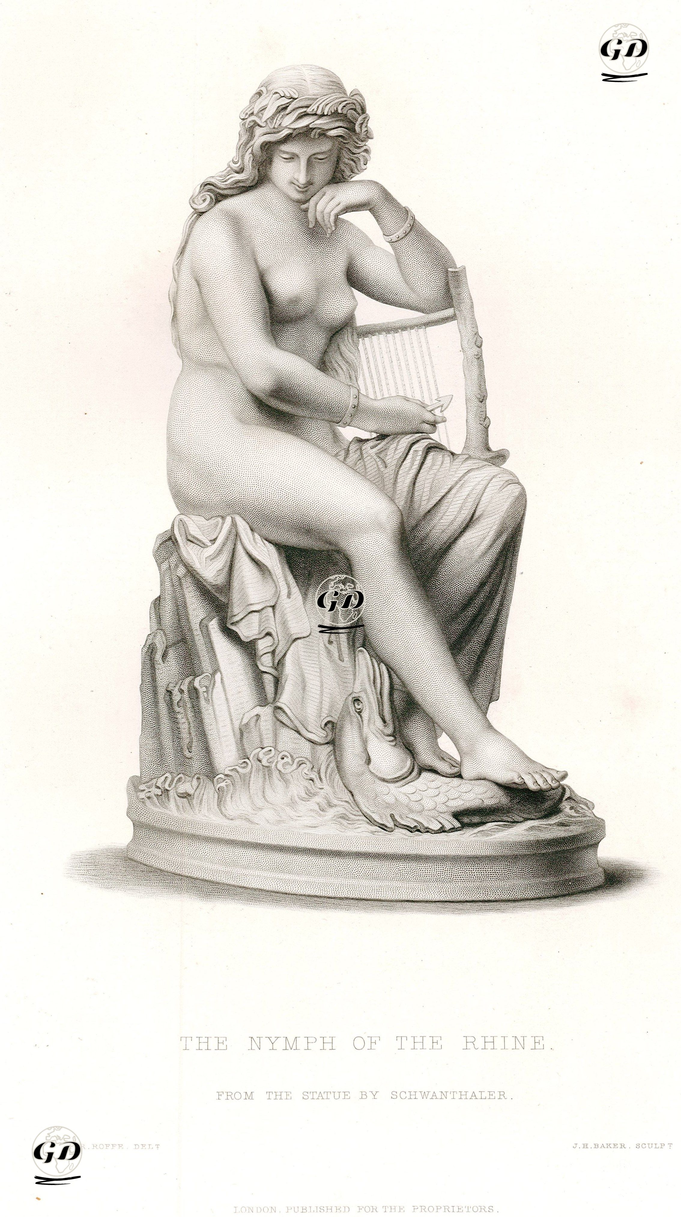 Ren Nehrinin Perisi - Ludwig von Schwanthaler (1802-1848)-Felix Robert Roffe (1814-1887) - 1855