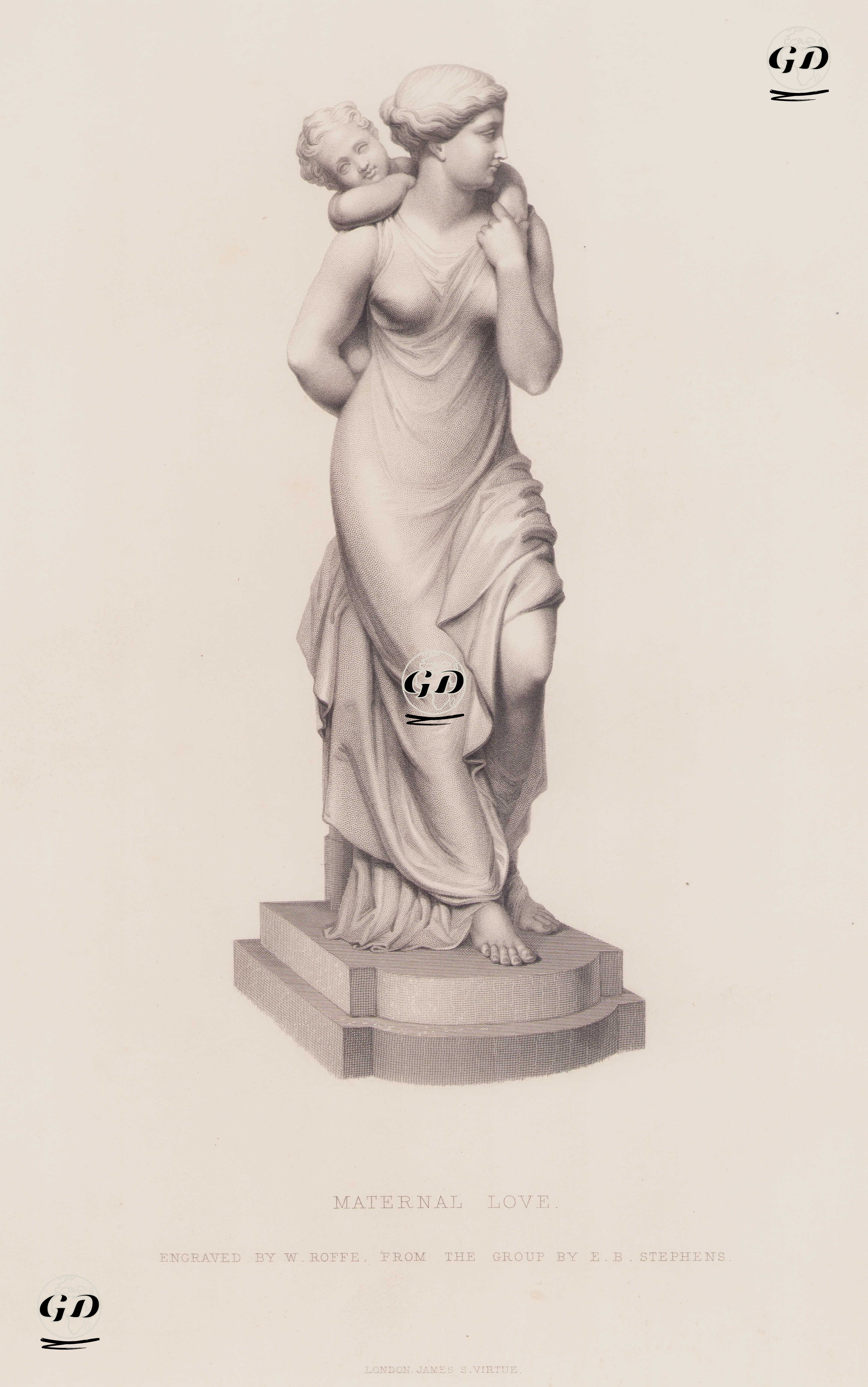Anne Sevgisi - Edward Bowring Stephens (1815-1882) - 1859