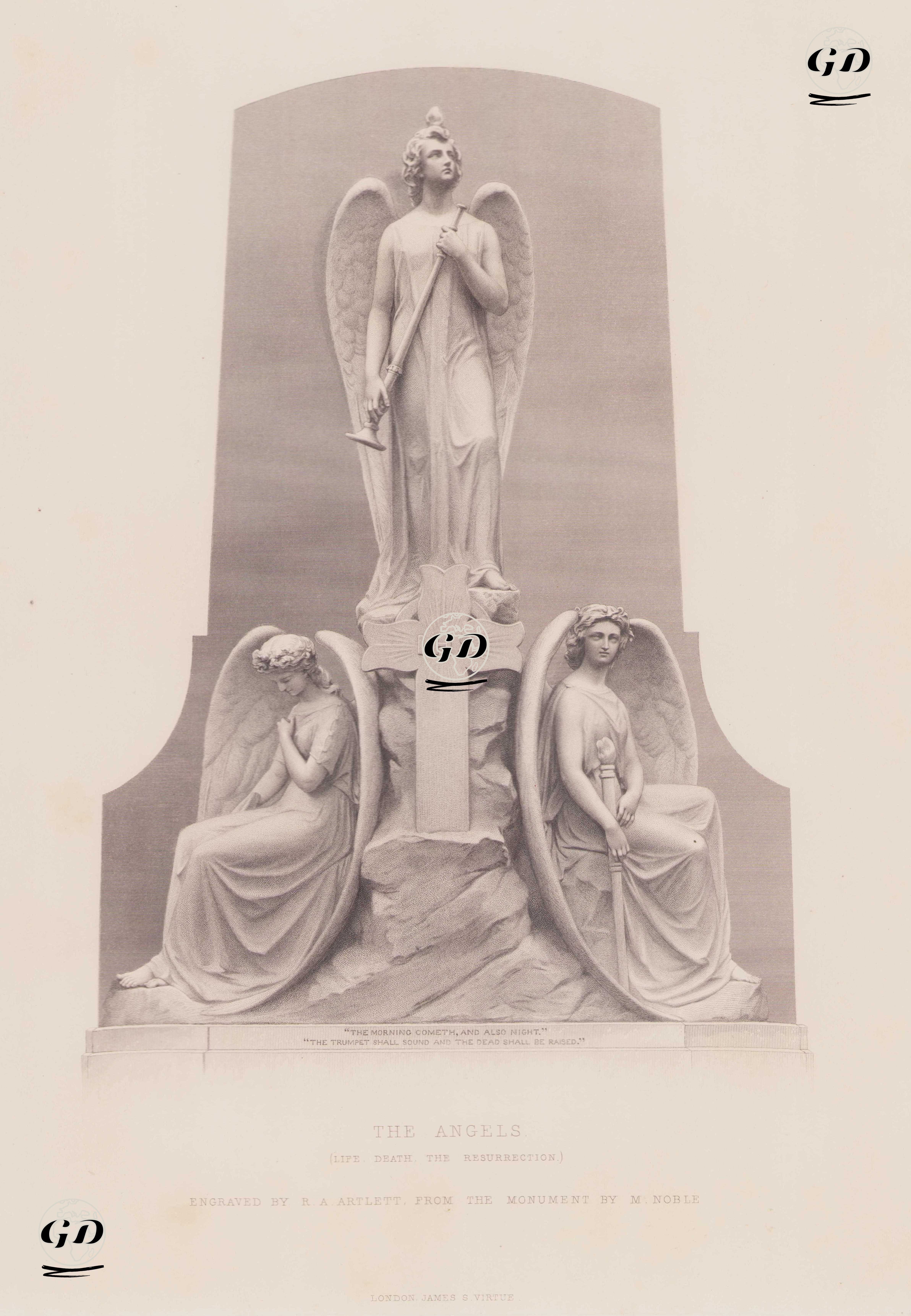 Melekler (Hayat, Ölüm, Diriliş) - Matthew Noble (1817-1876) - 1861