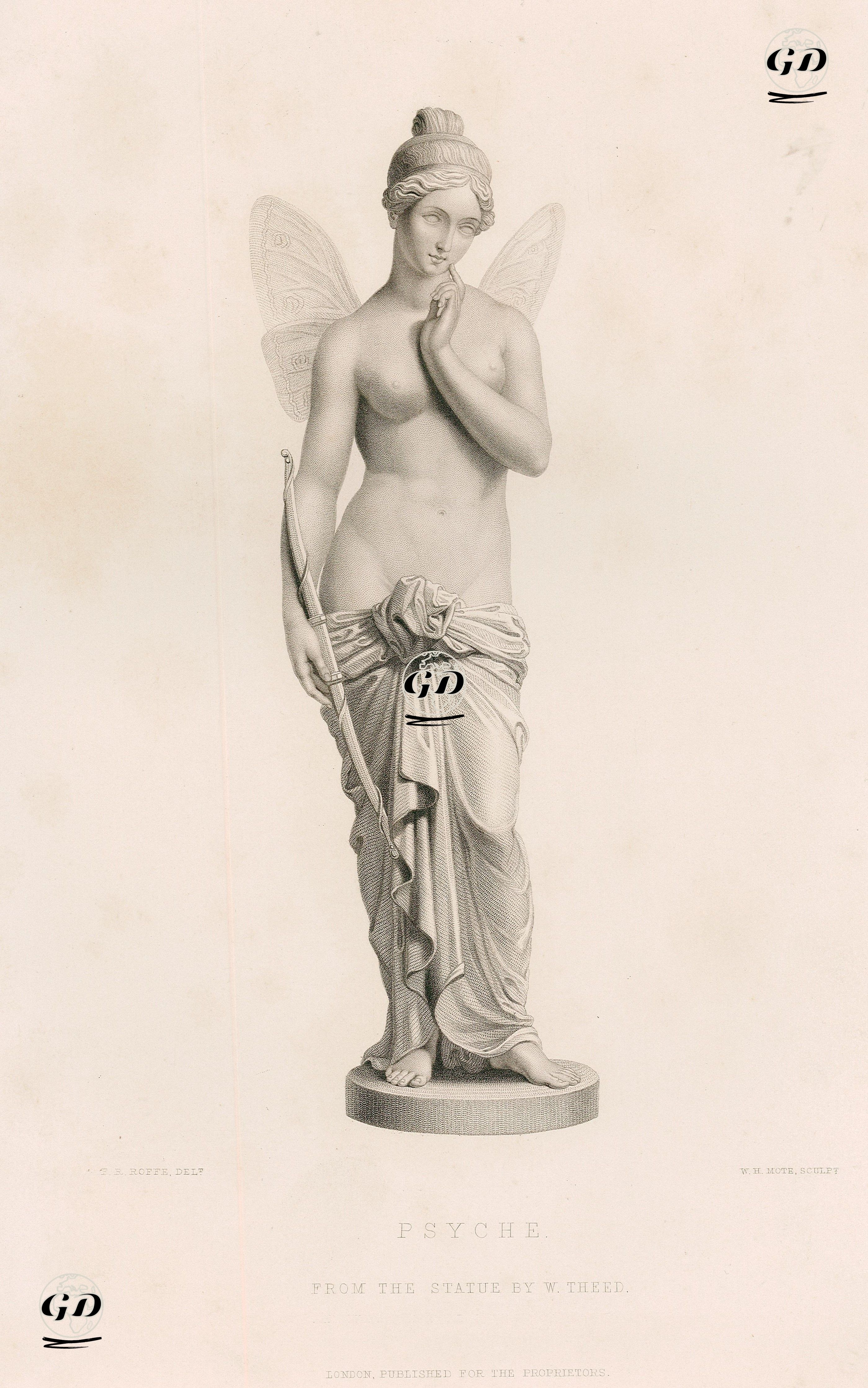 Psykhe - William Theed (1764-1817)-Felix Robert Roffe (1814-1887) - 1855