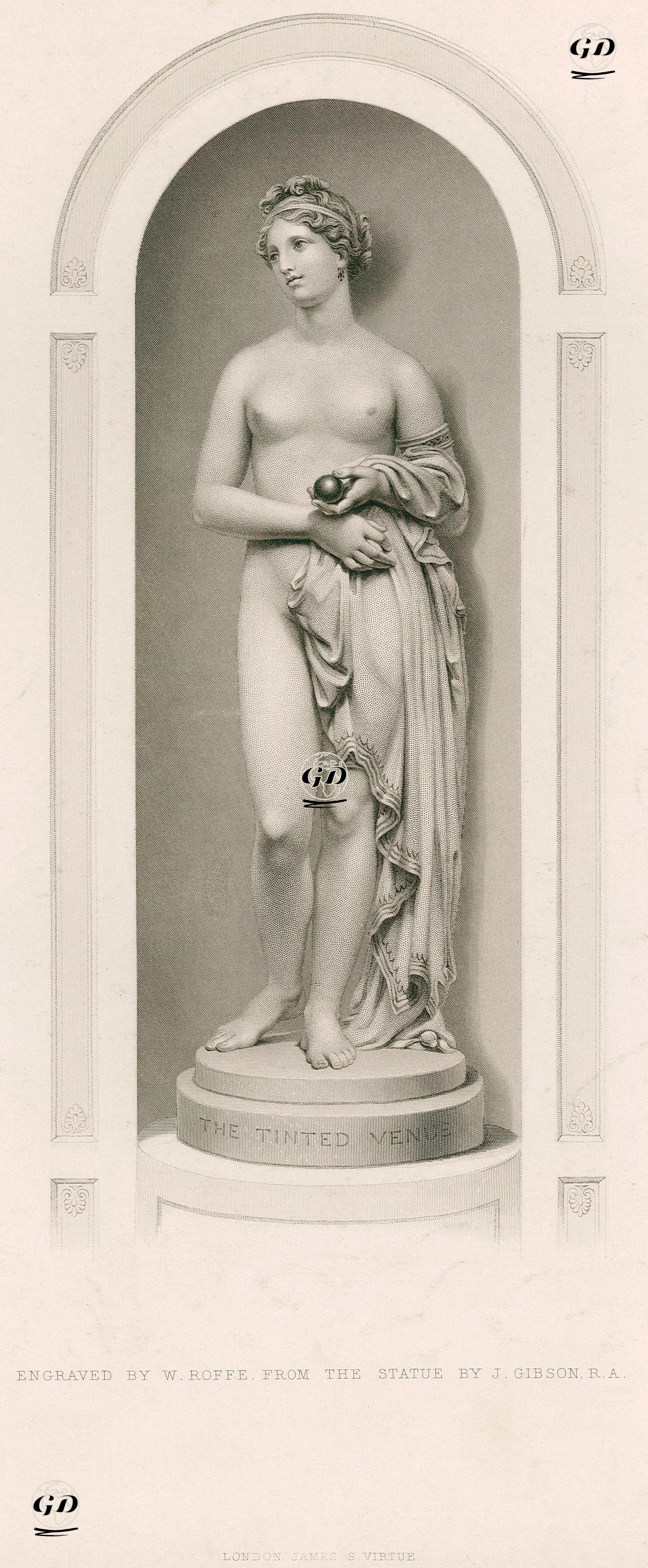 Renkli Venüs - John Gibson (1790-1866) - 1865