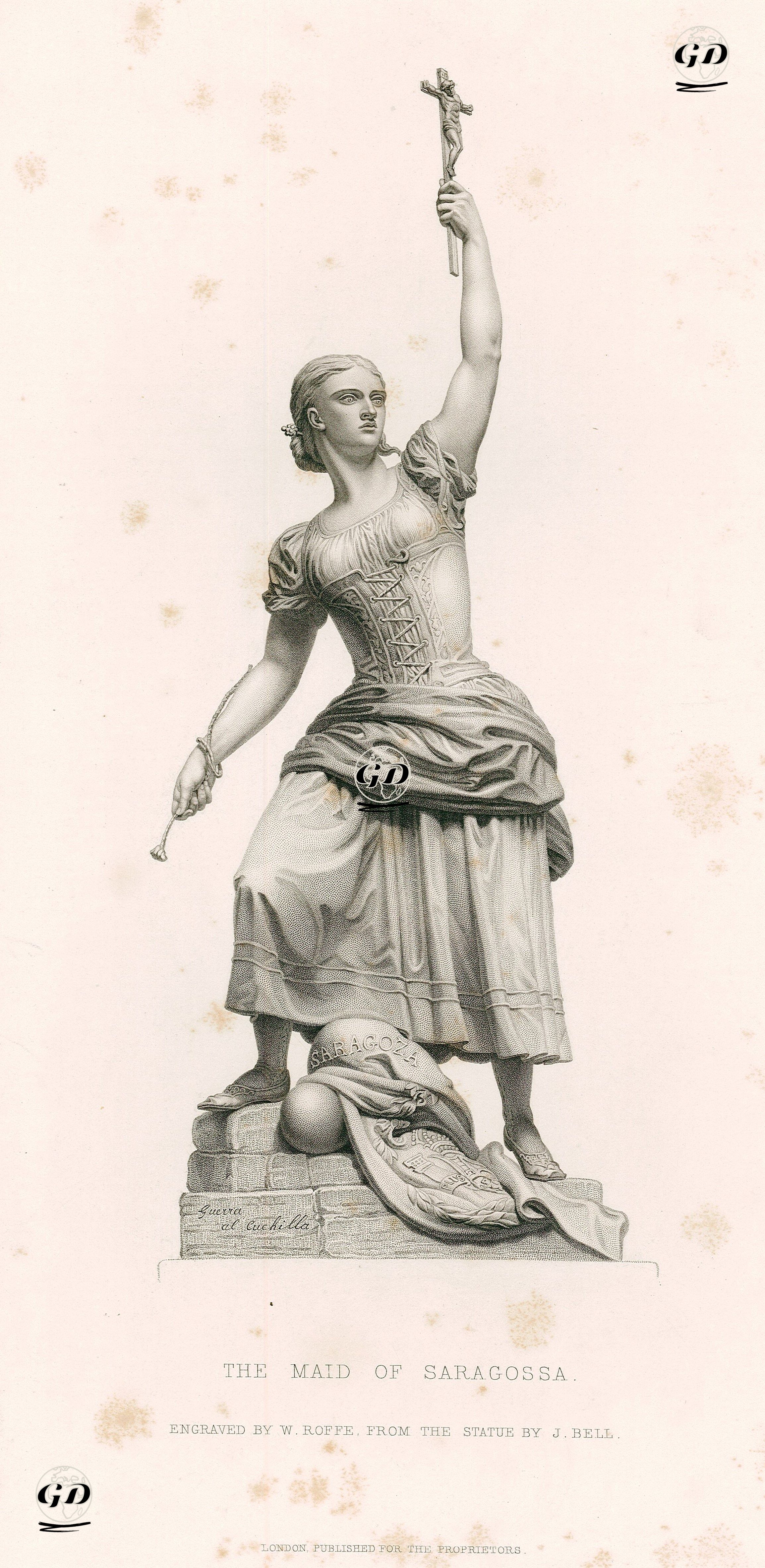 The Maid Of Saragossa  - John Bell (1812-1895) - 1857