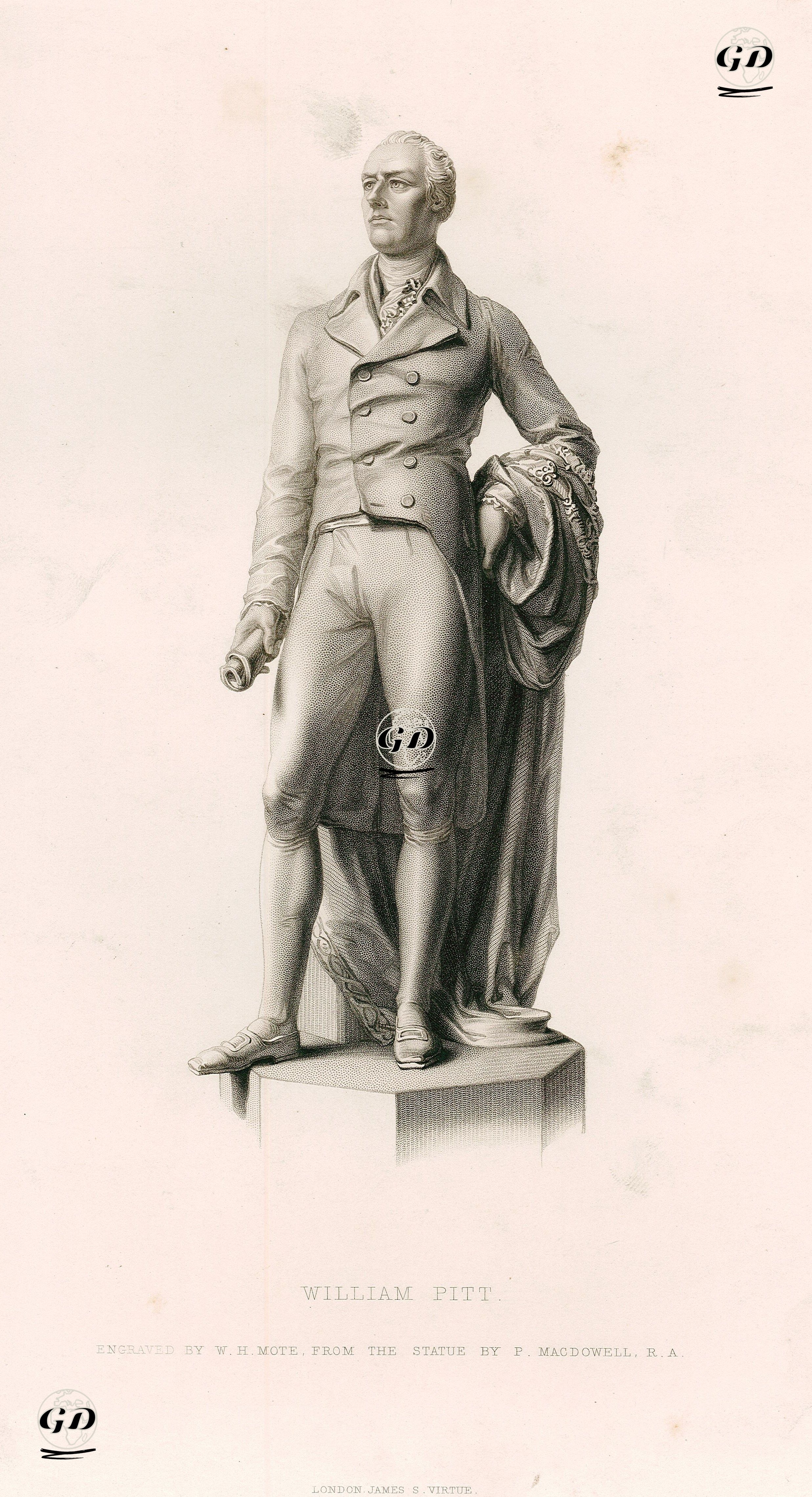 William Pitt - Patrick MacDowell (1799-1870) - 1858