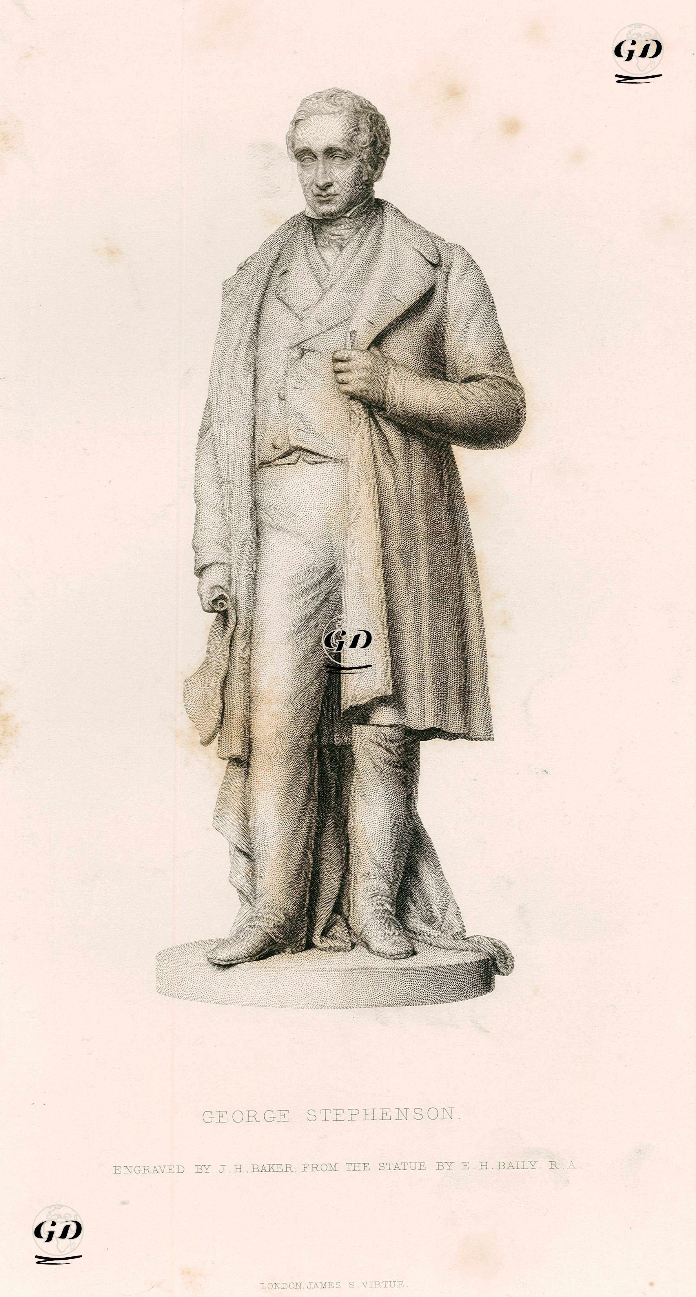George Stephenson - Edward Hodges Baily (1788-1867) - 1858