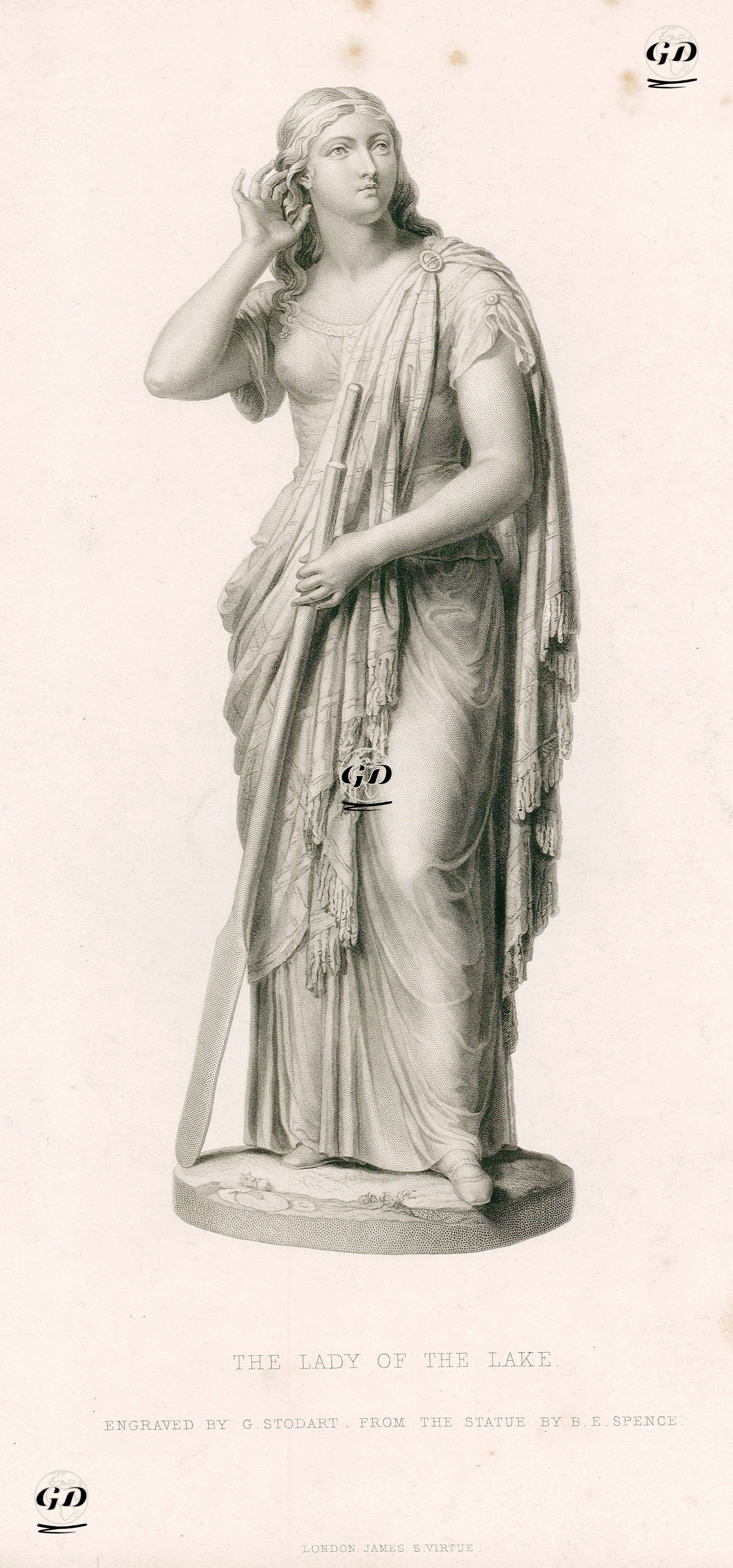 Gölün Leydisi - Benjamin Edward Spence (1822-1866) - 1863