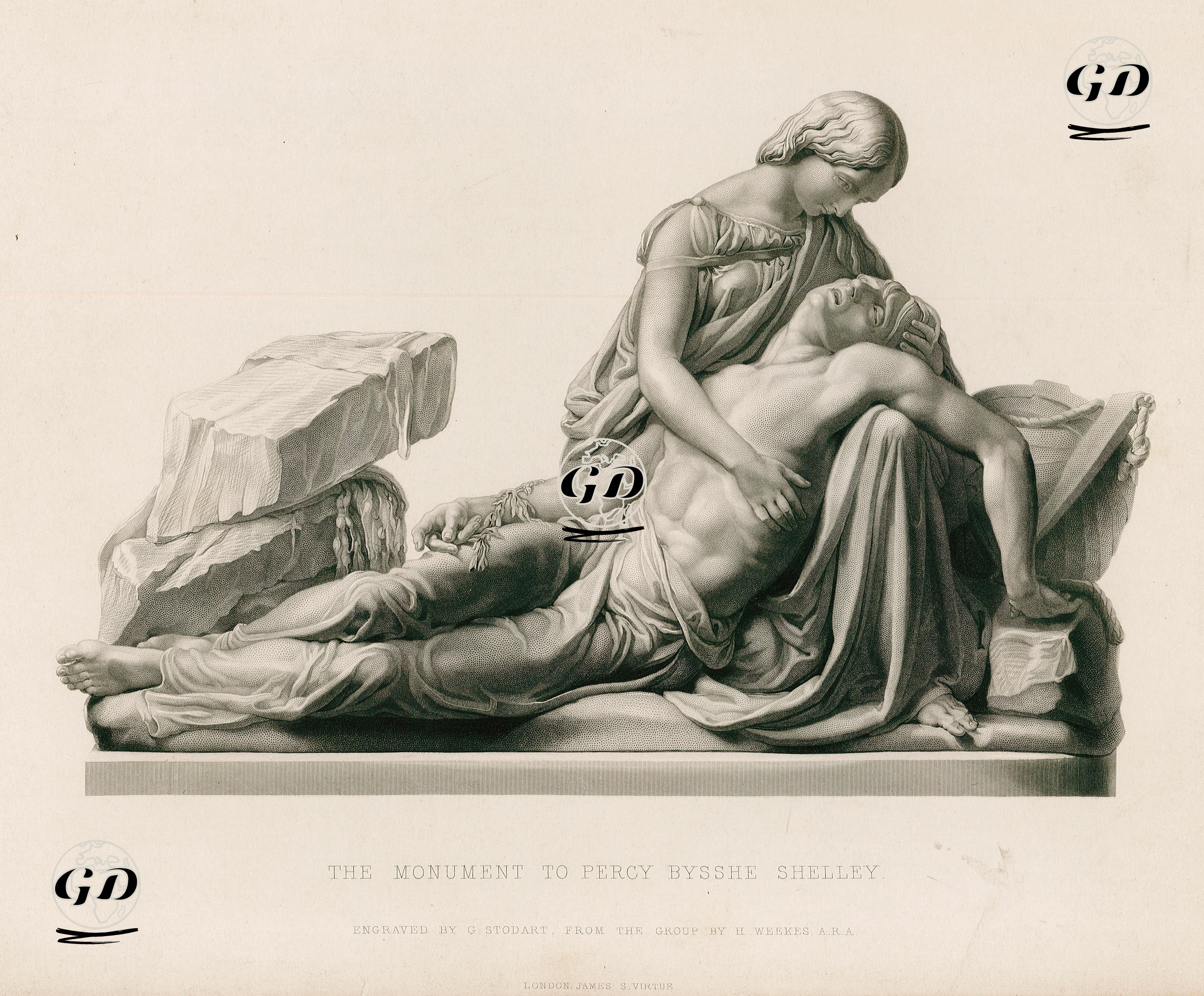 Percy Bysshe Shelley Anıtı - Henry Weekes (1807-1877) - 1853