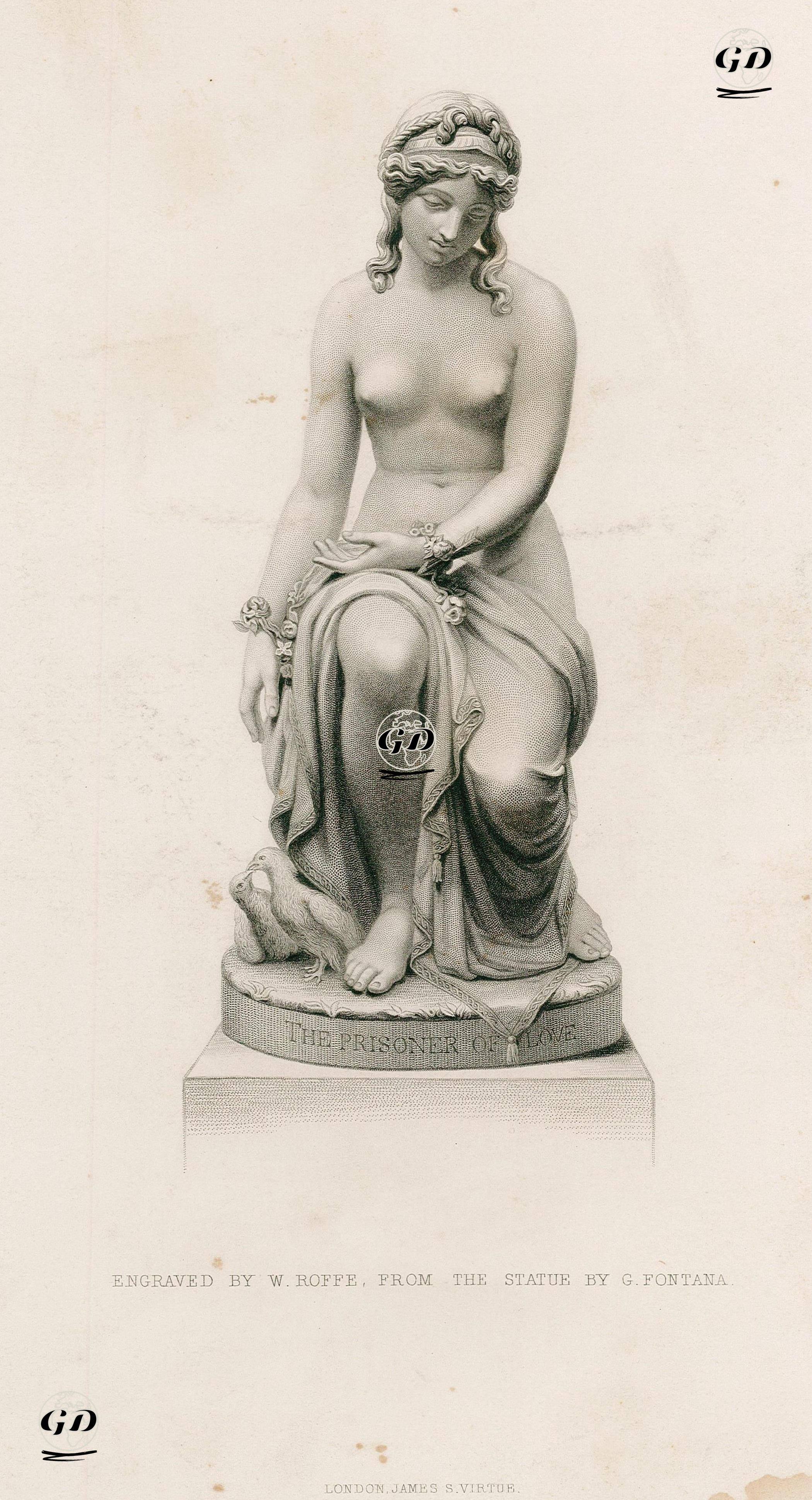 The Prisoner Of Love  - George Fontana - 1855