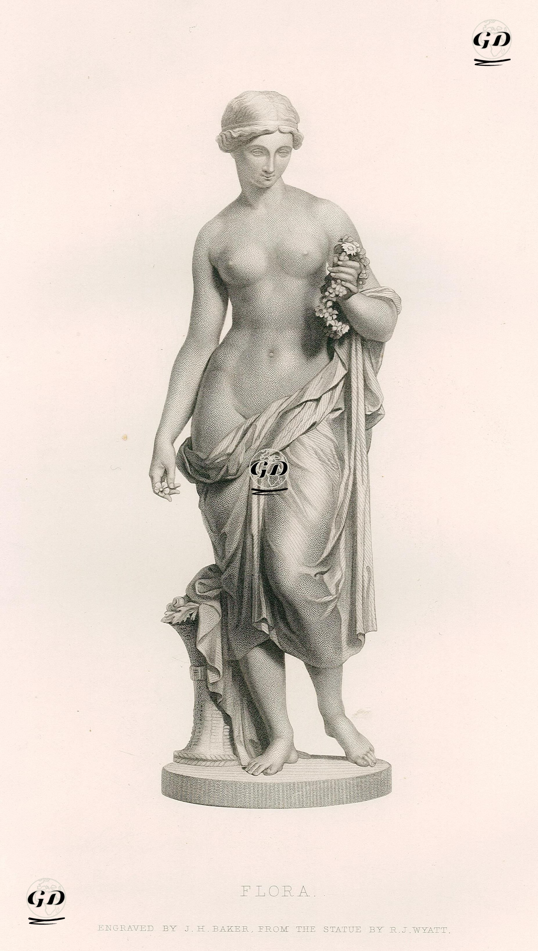 Flora  - Richard James Wyatt (1795-1850) - 1855