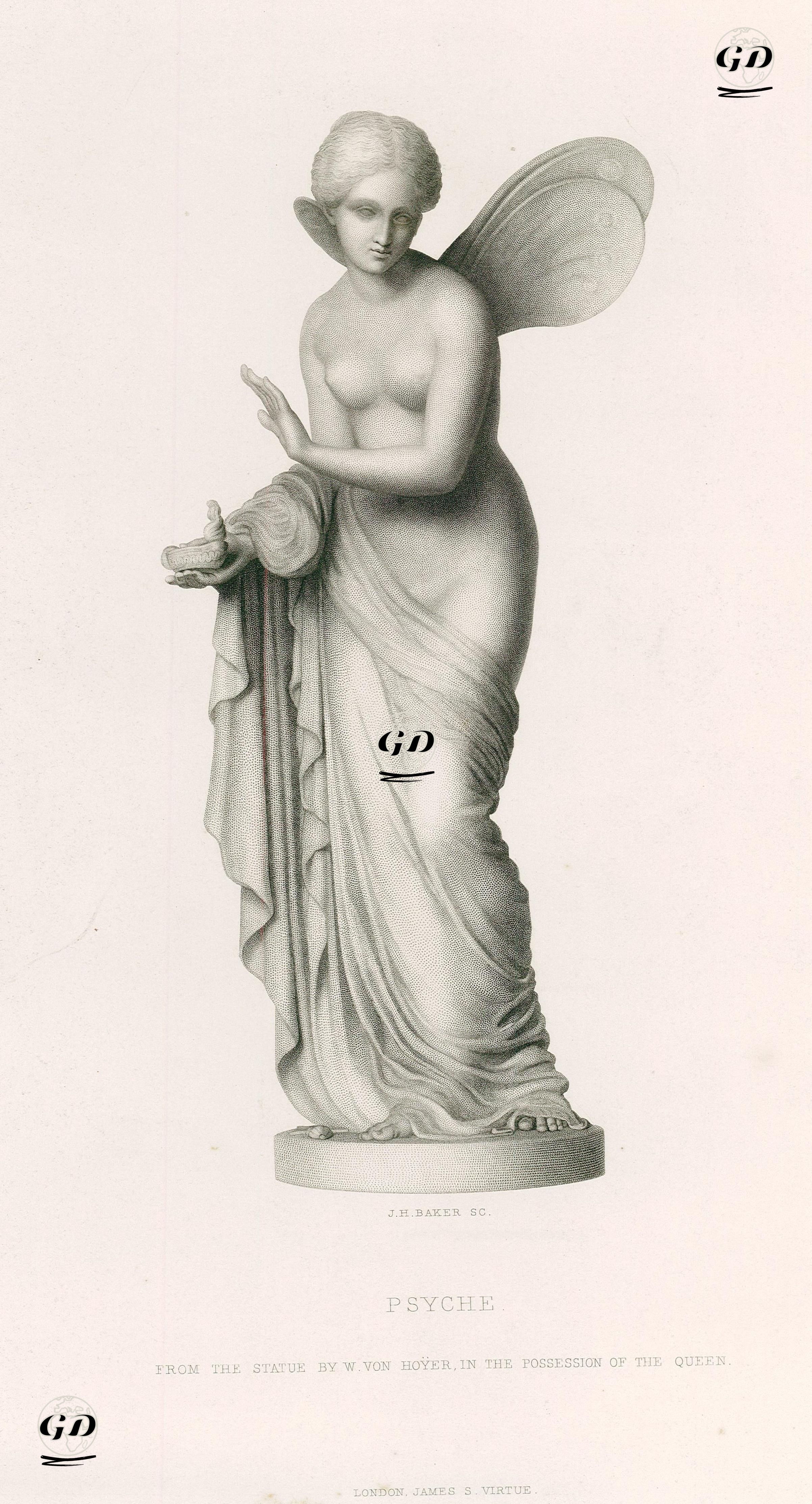 Psyche - Wolf Von Hoyer (1806-1873) - 1857