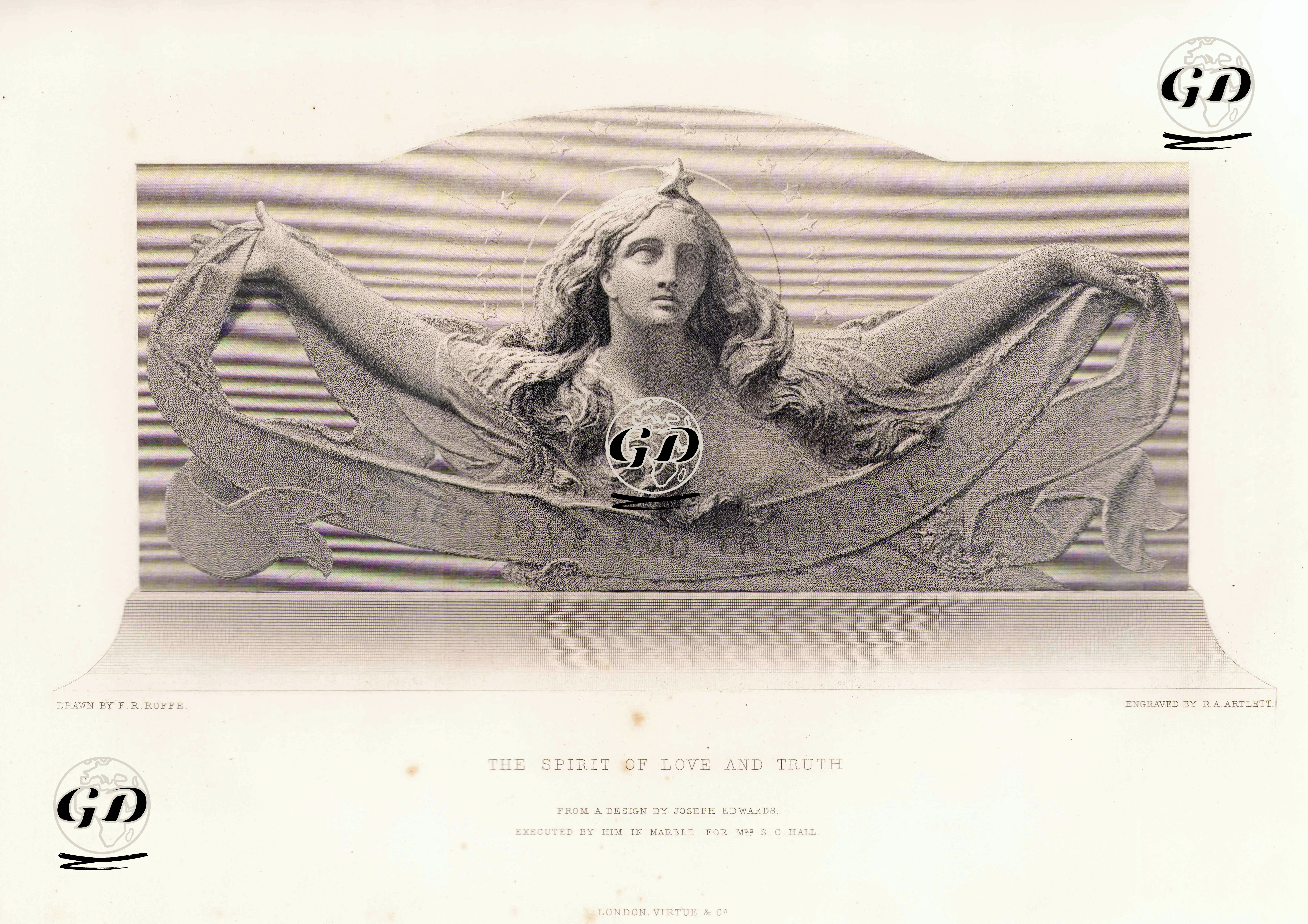 Sevgi Ve Gerçeğin Anlamı - Joseph Edwards (1814-1882)-Felix Robert Roffe (1814-1887) - 1867