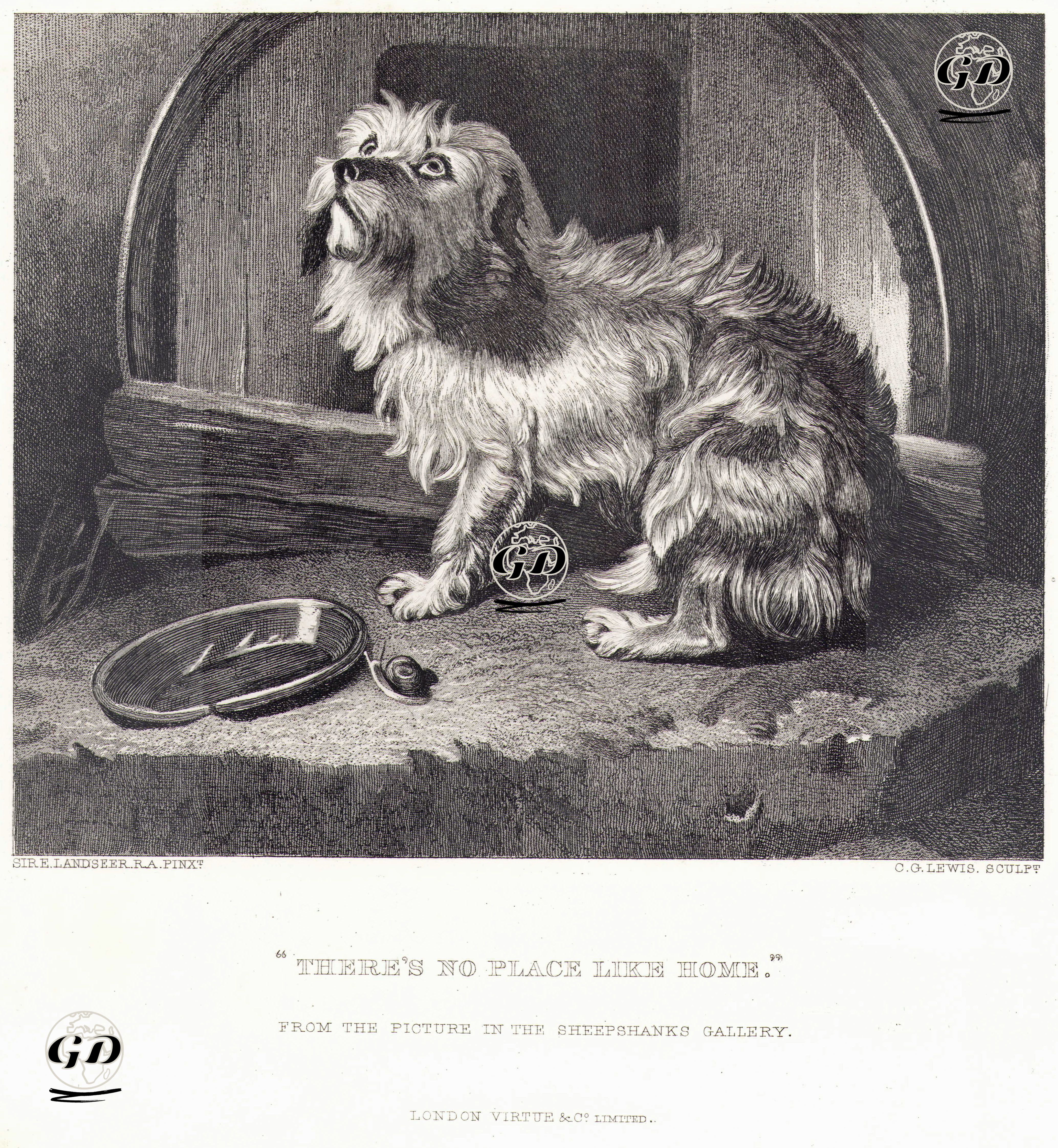 There's No Place Like Home  - Edwin Henry Landseer (1802-1873) - 1878