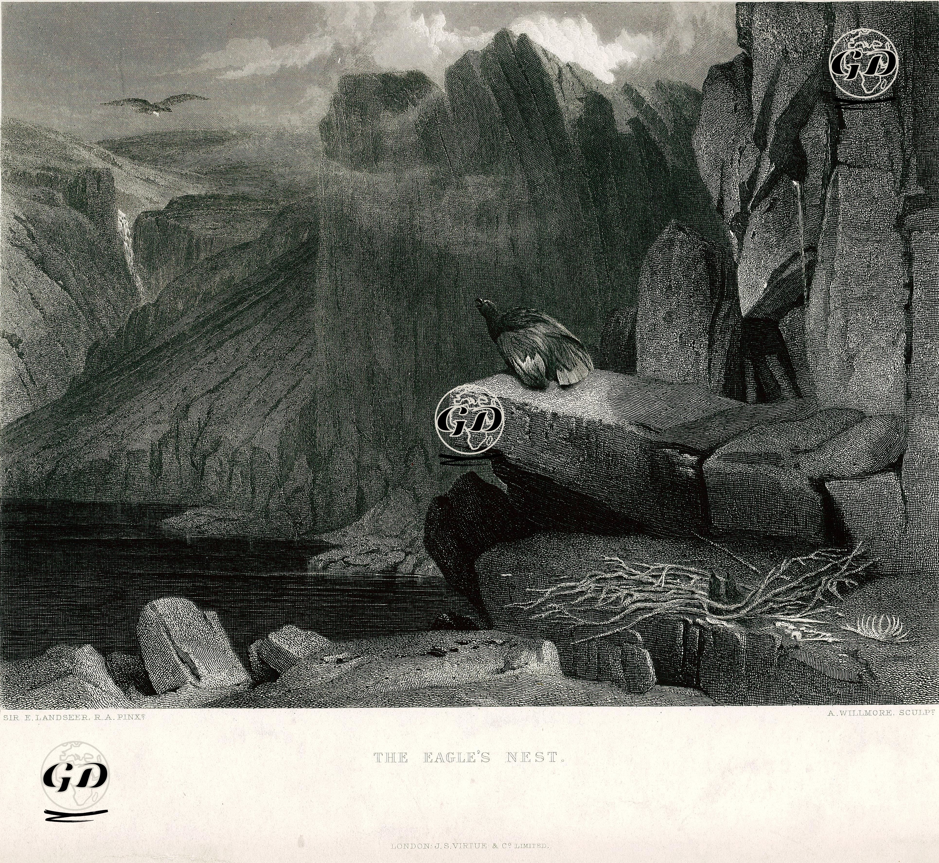 The Eagle's Nest  - Edwin Henry Landseer (1802-1873) - 1878