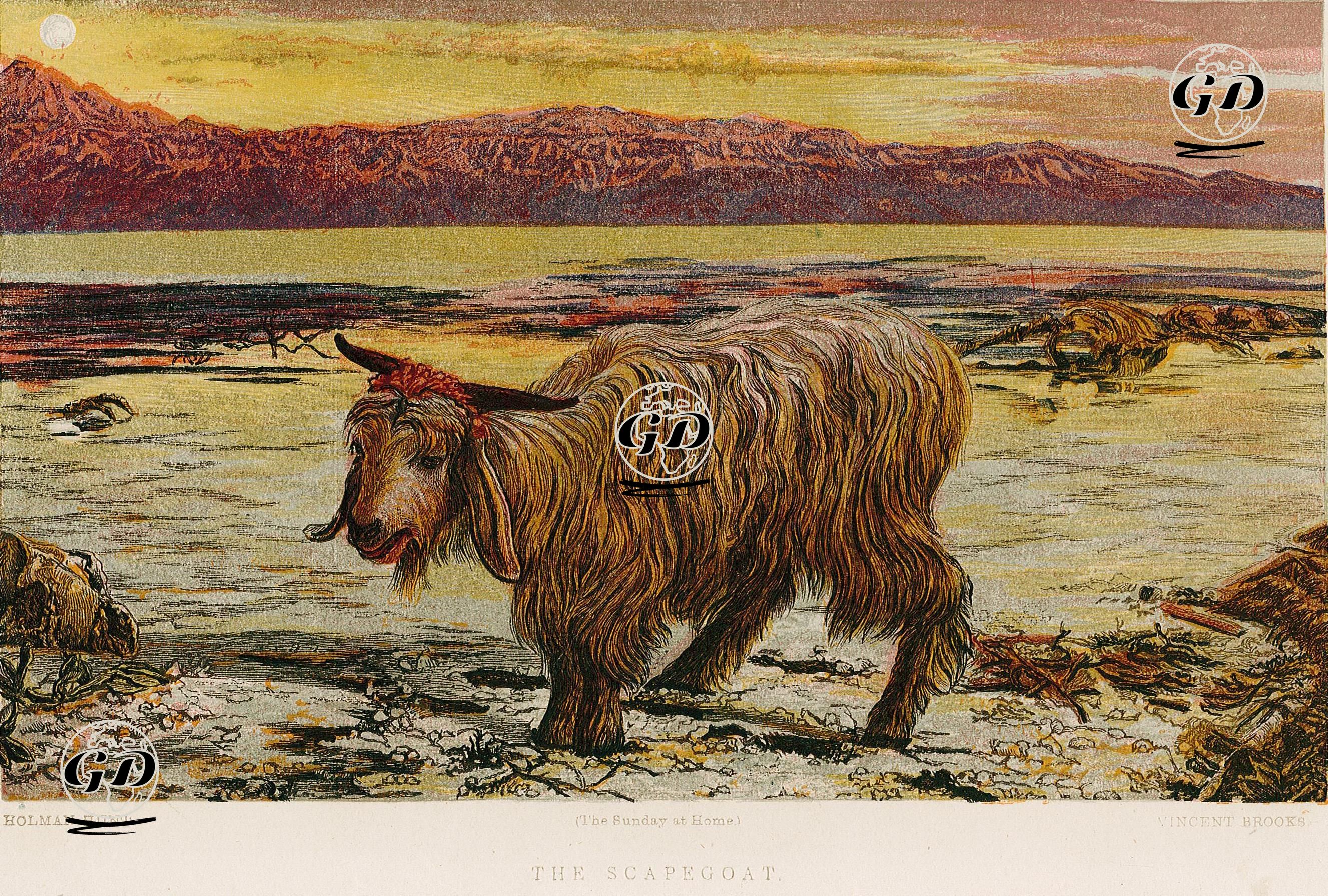 The Scapegoat - William Holman Hunt (1827-1910) - 1890's