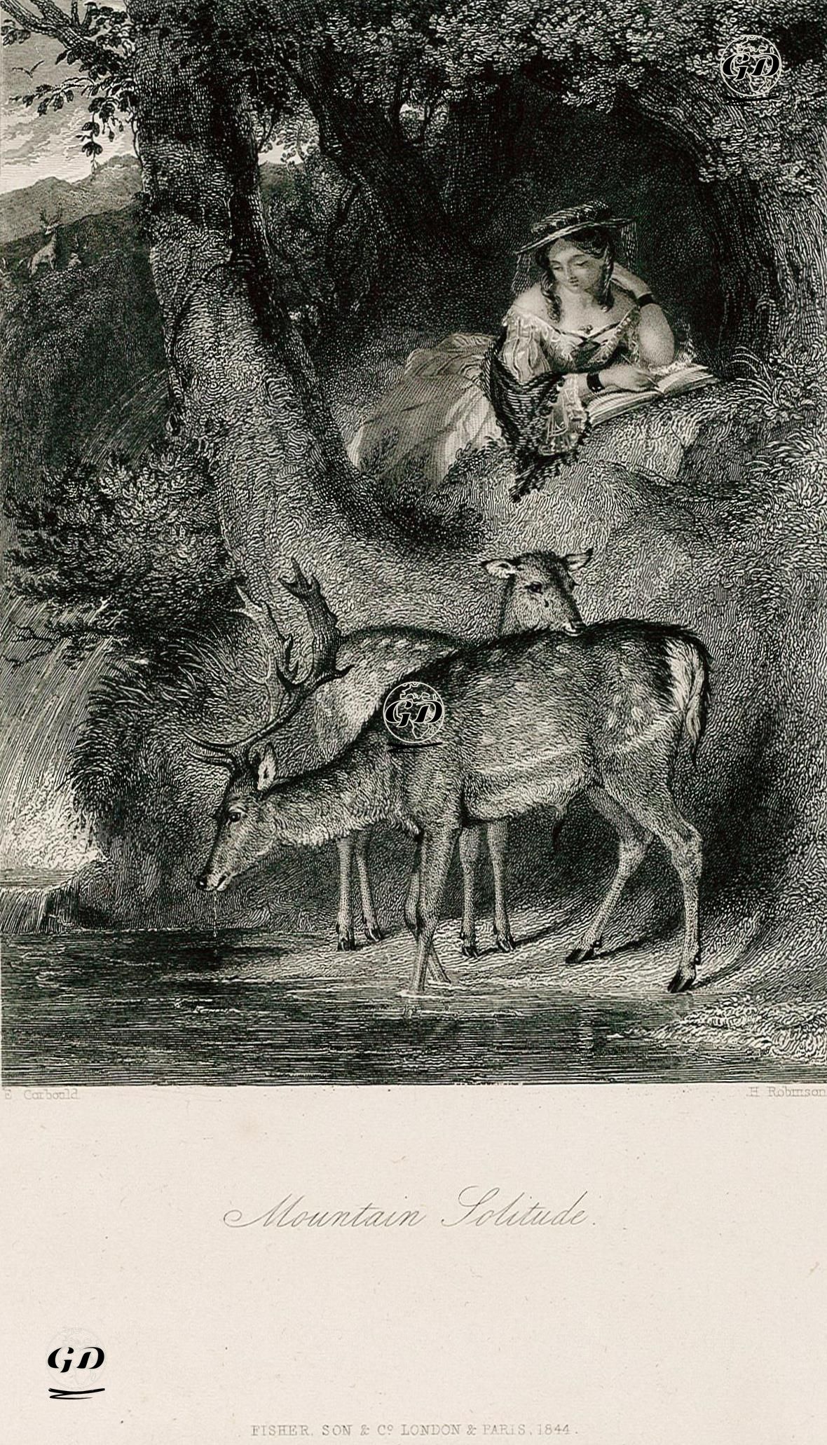Dağın Sezsizliği - Edward Henry Corbould (1815-1905) - 1844