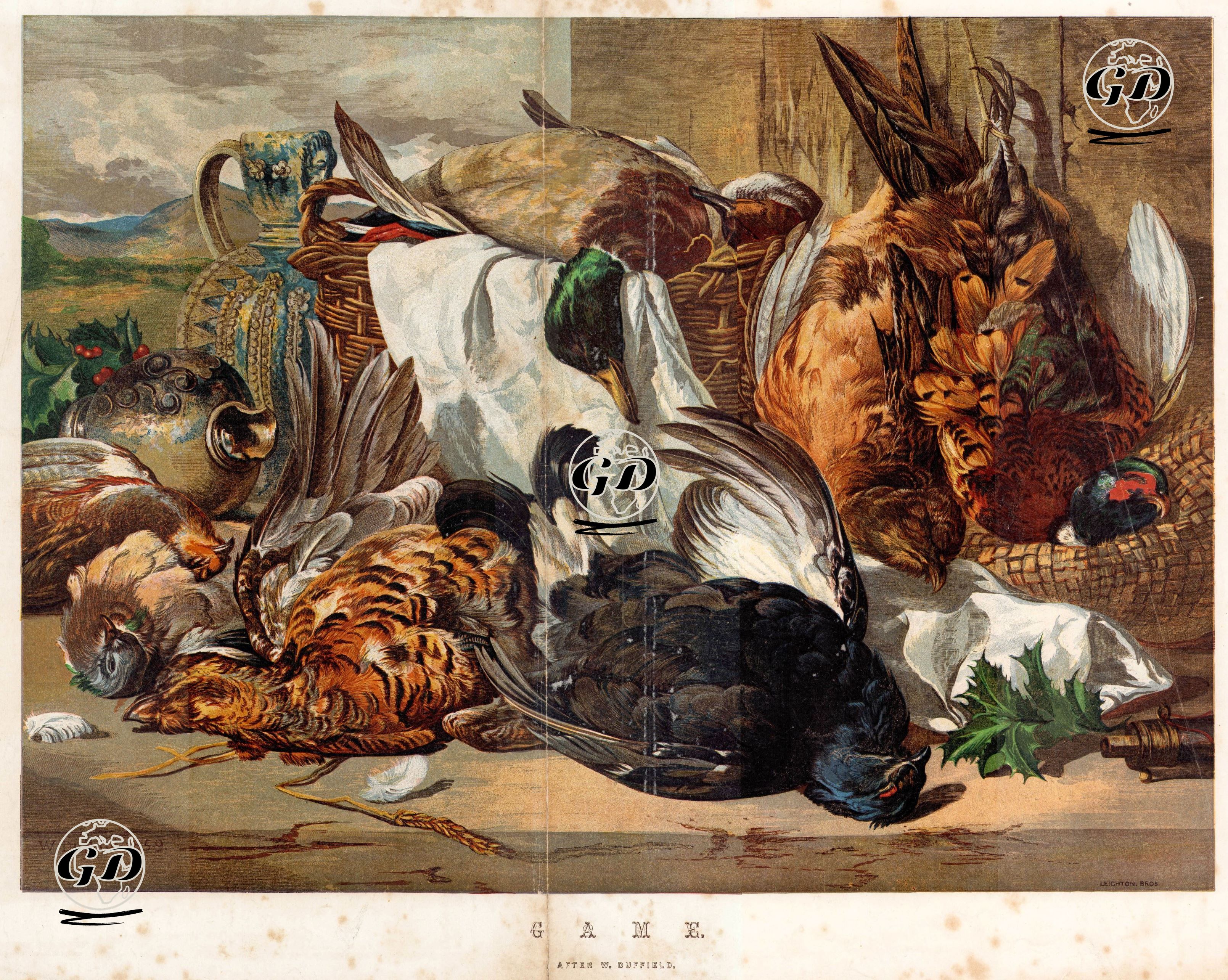 Av Hayvanları - William Duffield (1816-1863) - 1859